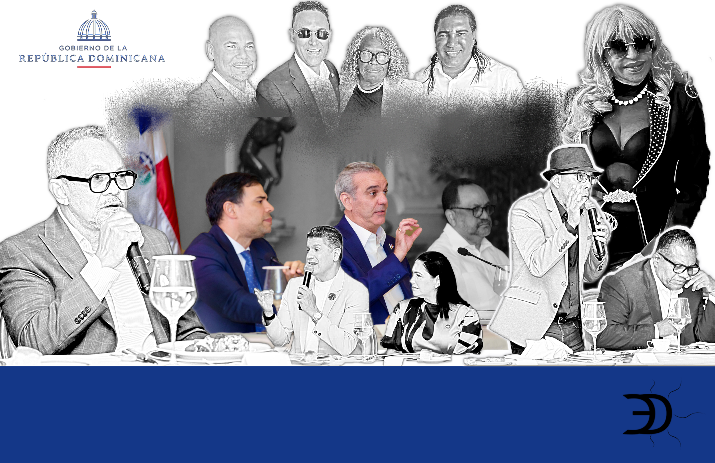 En almuerzo con gremio artístico el Presidente Luis Abinader busca fortalecer la cultura dominicana