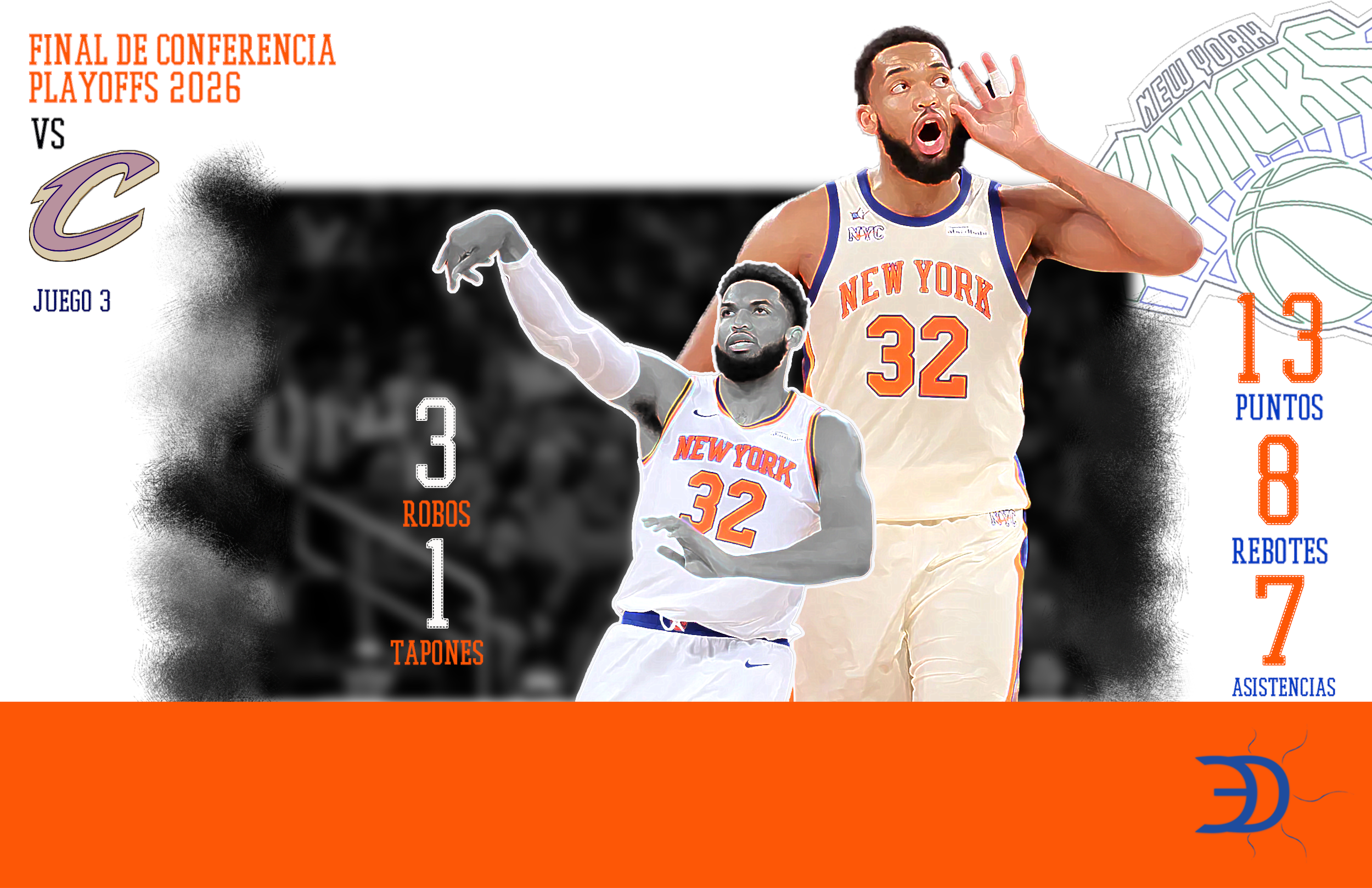 Karl-Anthony Towns aporta en todos los frentes y los Knicks quedan a un triunfo de la Final de la NBA