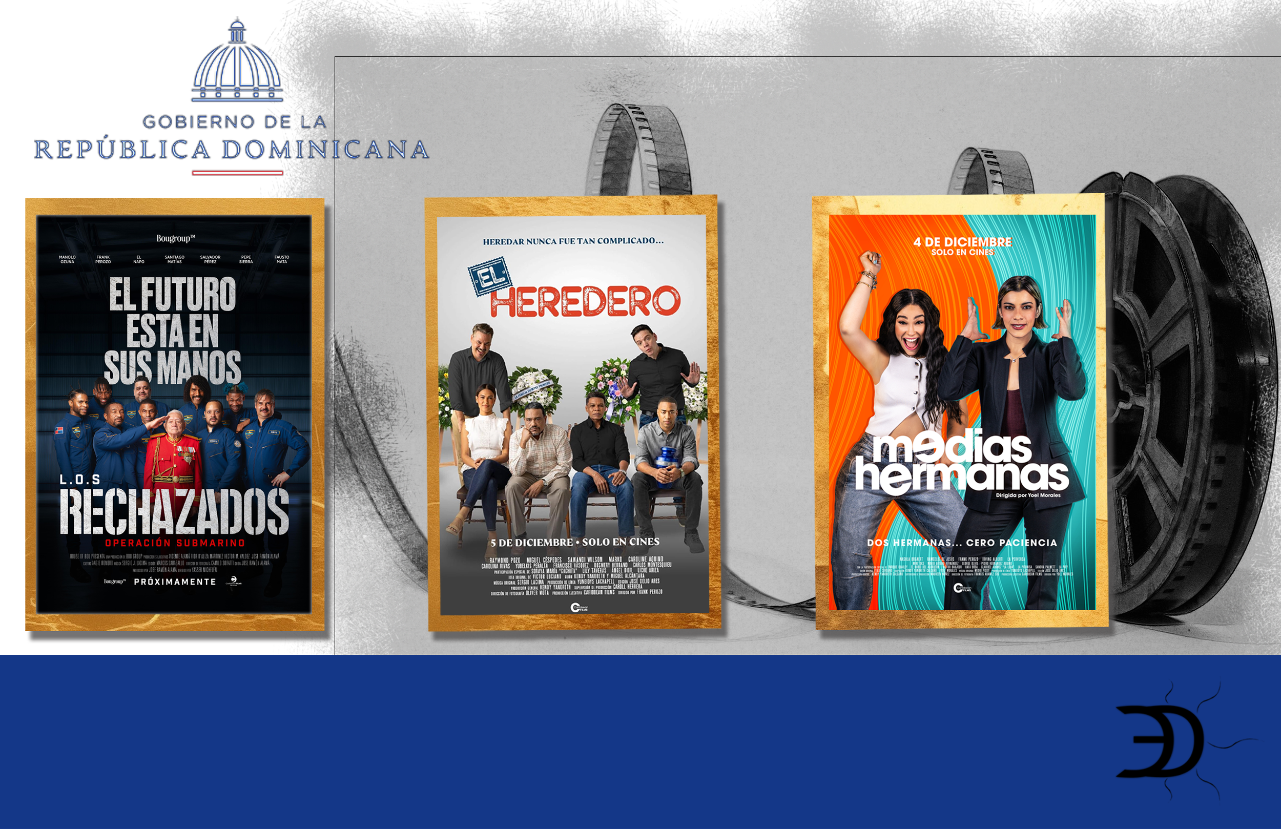 Tres películas nacionales entre las más vistas de 2025 en República Dominicana