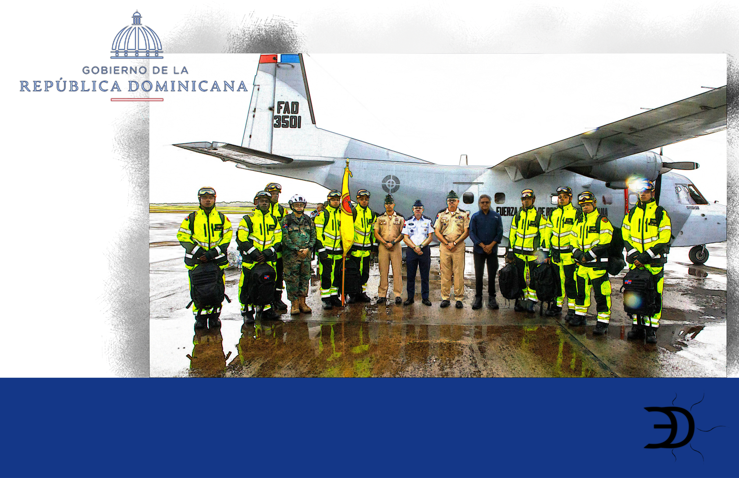 RD despliega equipo especializado de las Fuerzas Armadas hacia Venezuela como parte de la Operación Quisqueya Solidaria 2026