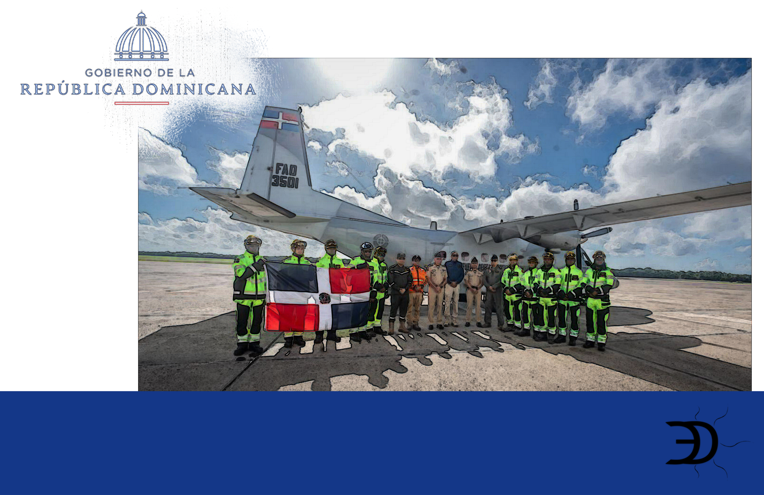 Gobierno dominicano envía nuevo contingente de rescatistas a Venezuela para reforzar las labores de búsqueda y rescate