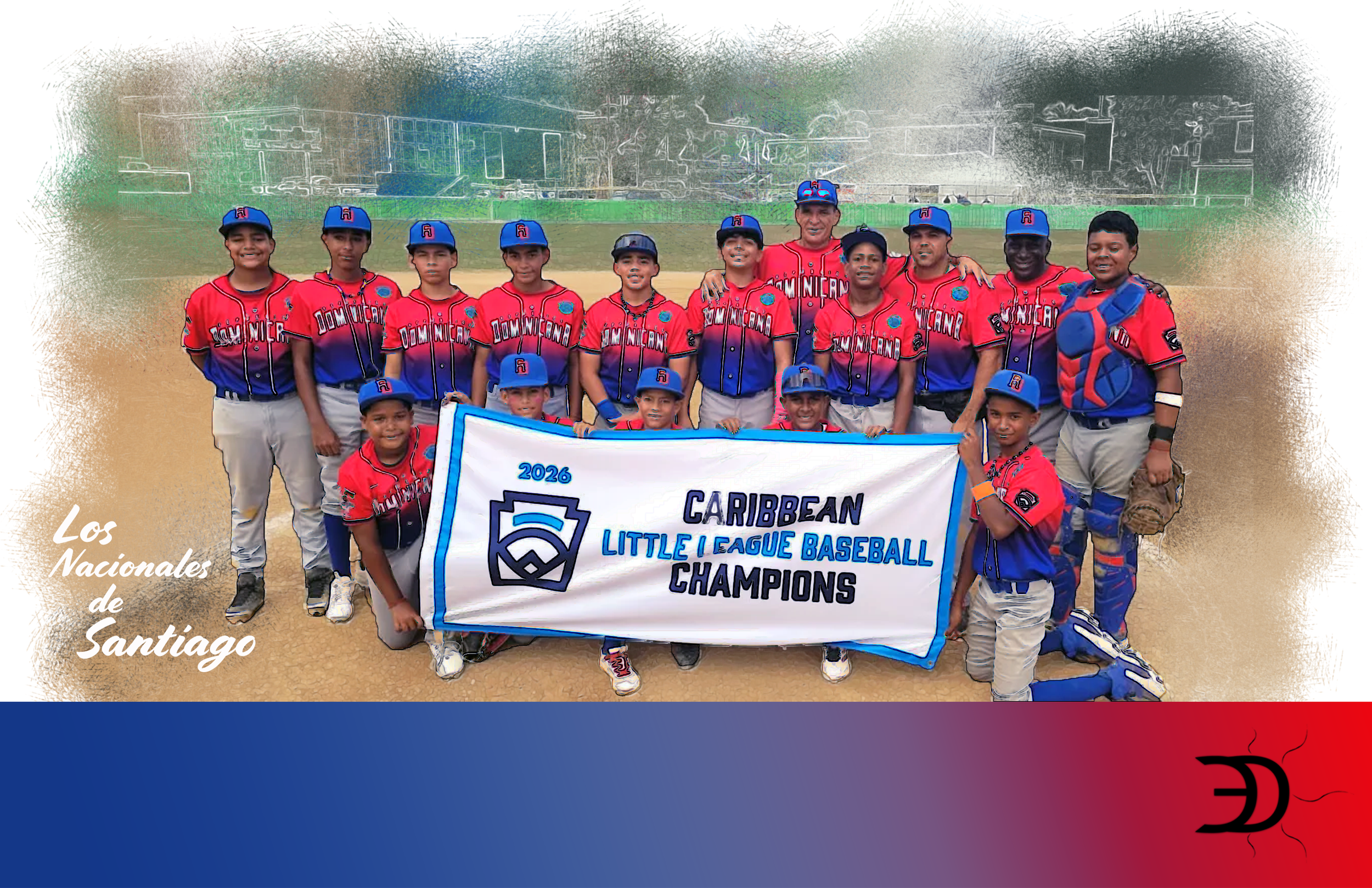 Los Nacionales de Santiago ganan banderín del Caribe, representaran a RD en Serie Mundial de Pequeñas Ligas