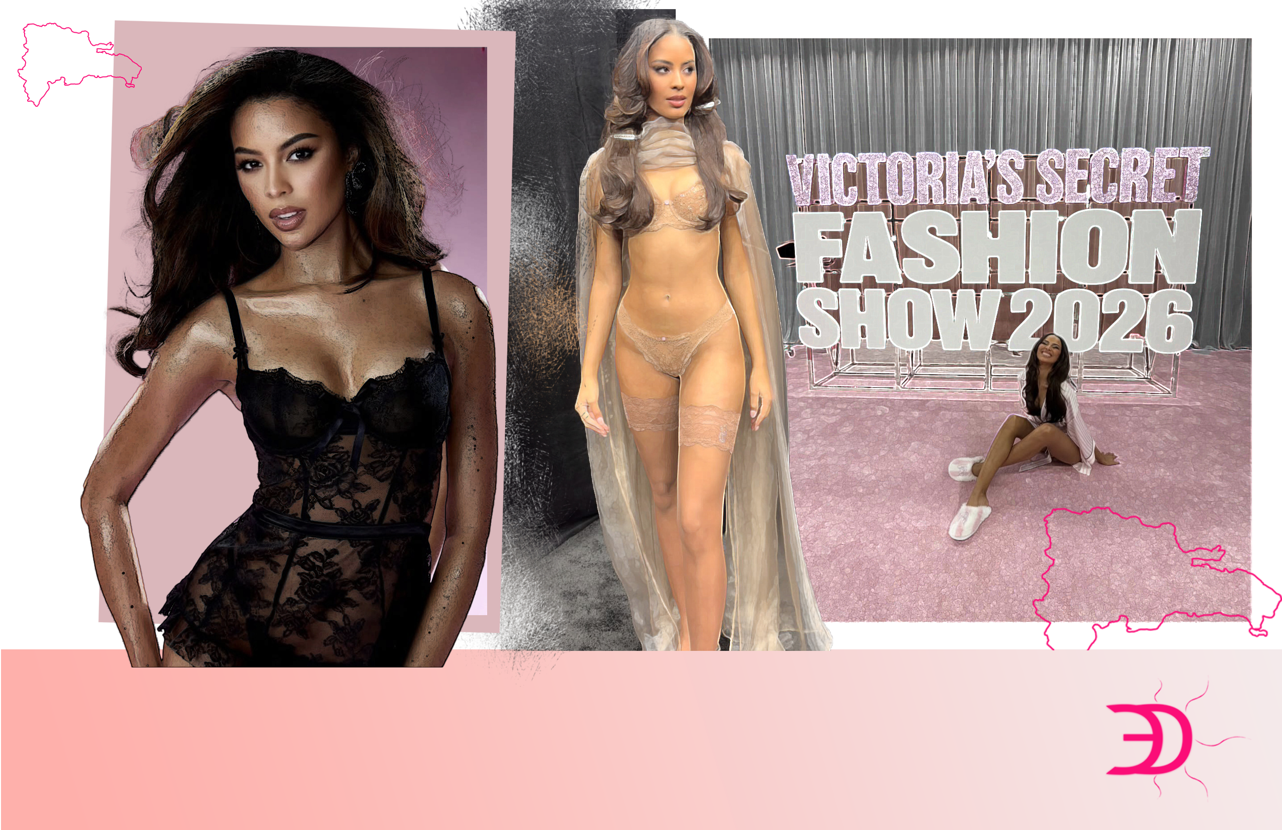 Andreína Martínez cumple su sueño de desfilar en Victoria's Secret y lleva en alto el orgullo dominicano