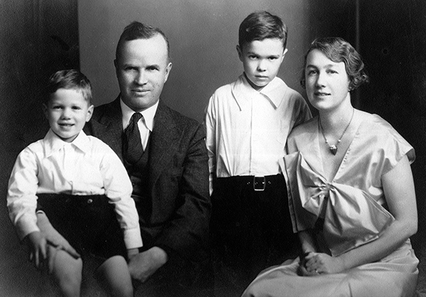 Katherine and her husband Ephraim Palmer with their two sons.