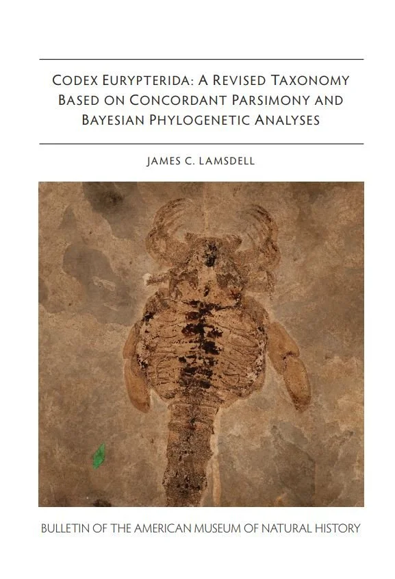  The cover of  Codex Eurypterida . 