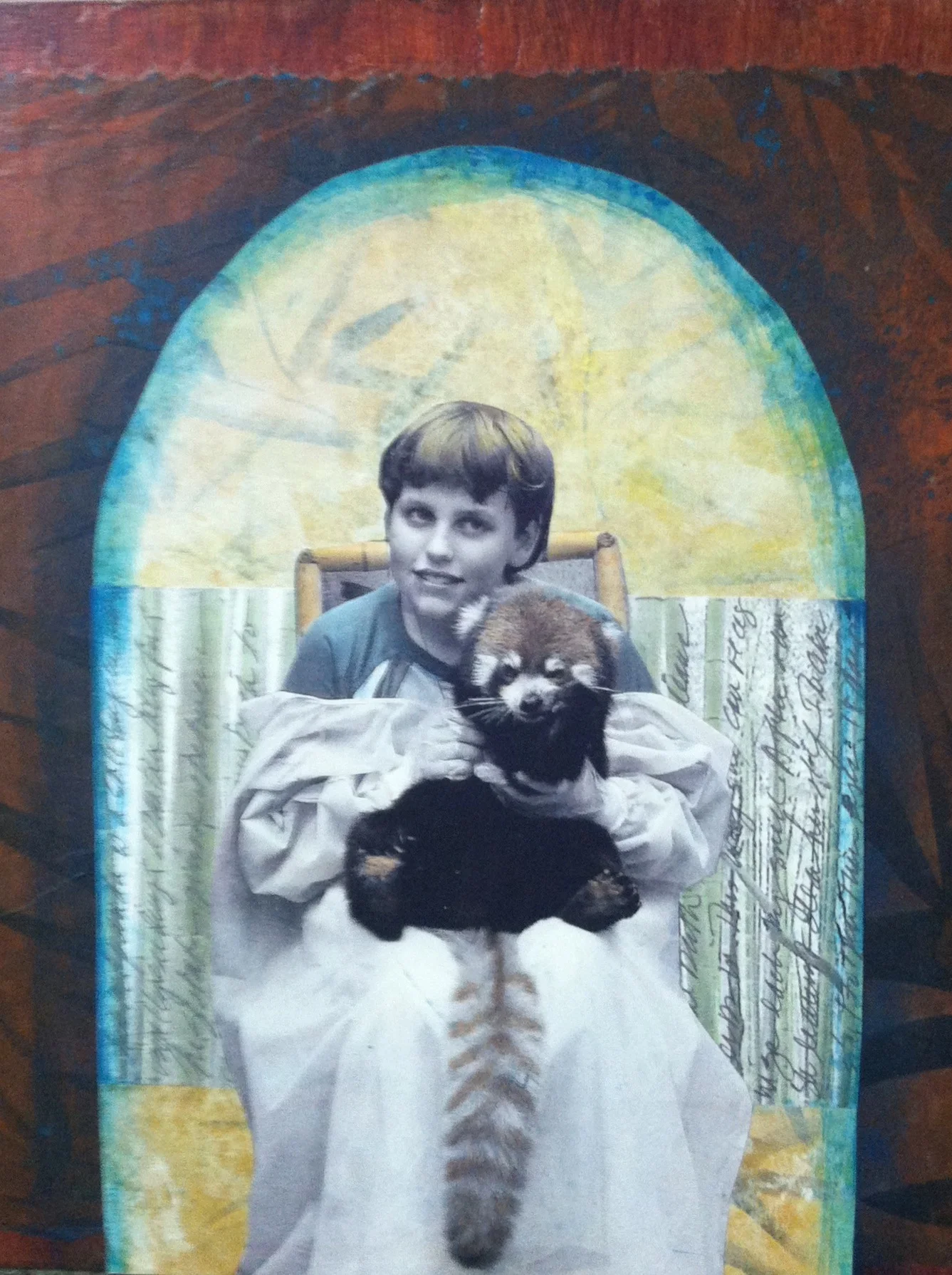 Christian and the Red Panda