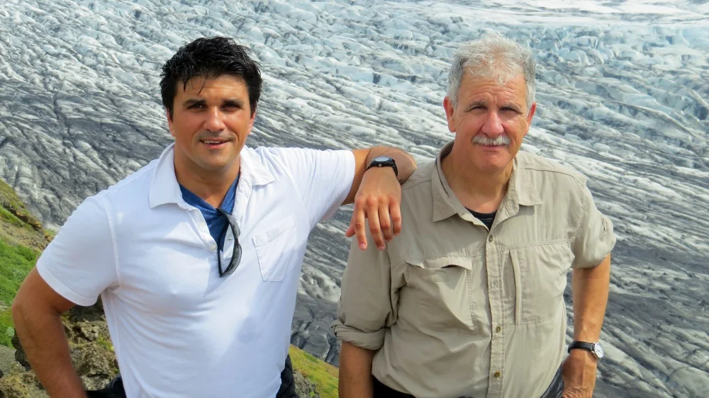 Joe & Paul on a Glacier in Iceland.jpg