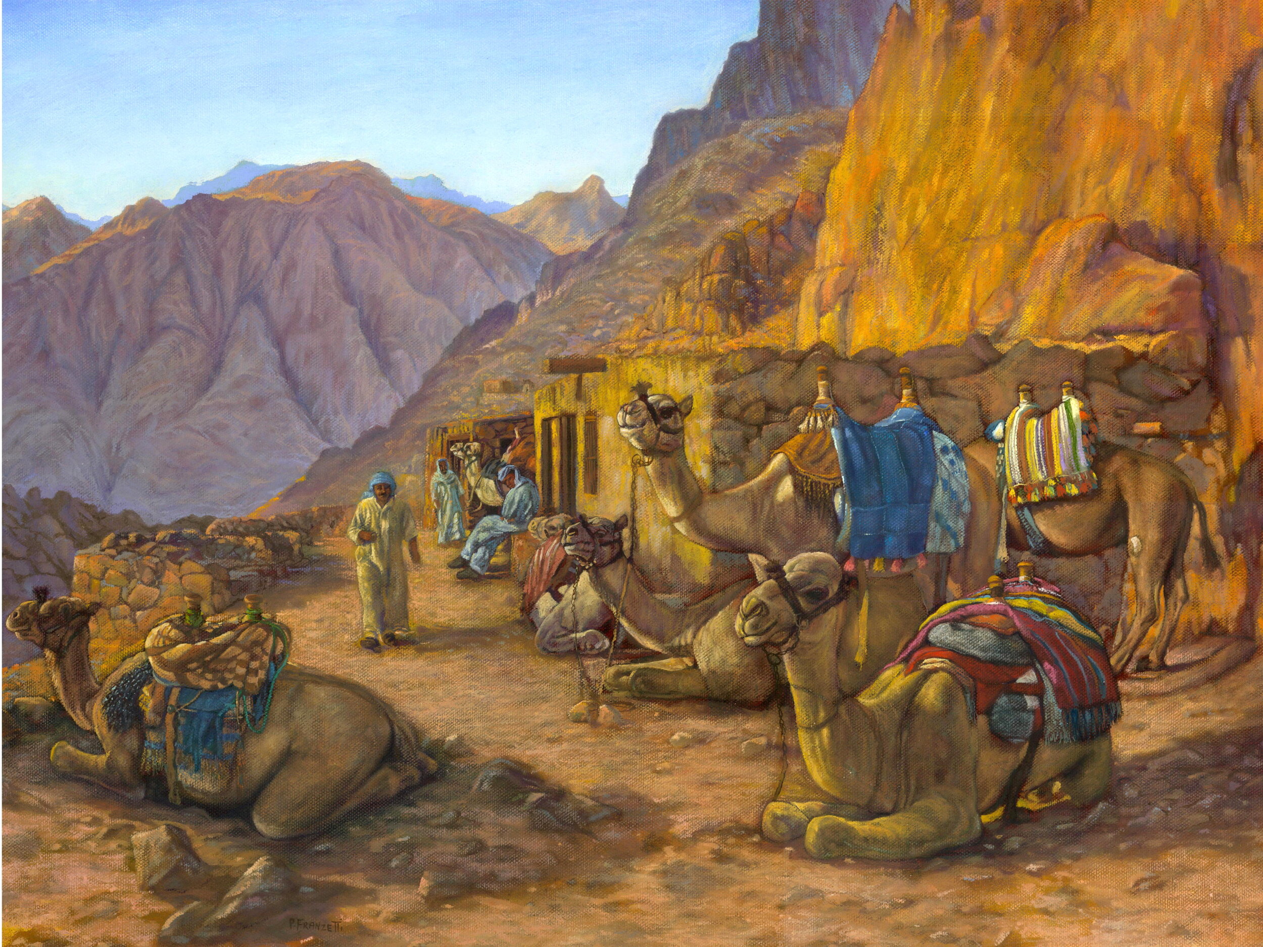 Camel Station Mt. Sinai Egypt  - Edited.jpg