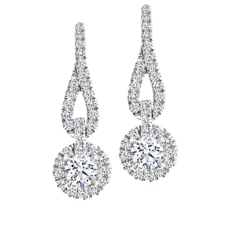 OVERSTOCK SALE: Mesh Diamond Earrings – Rebeca Mojica Jewelry