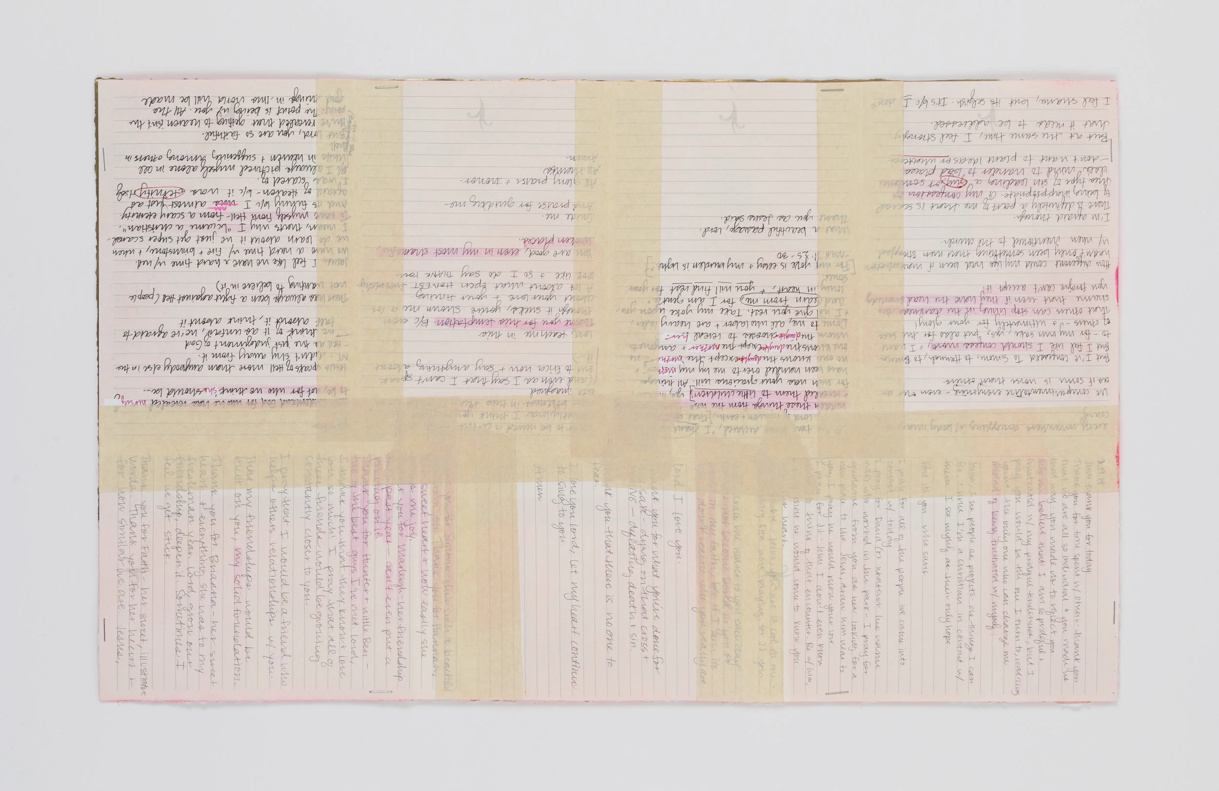 I think I know, (back view) Mixed Media on Paper, 23x14, 2018