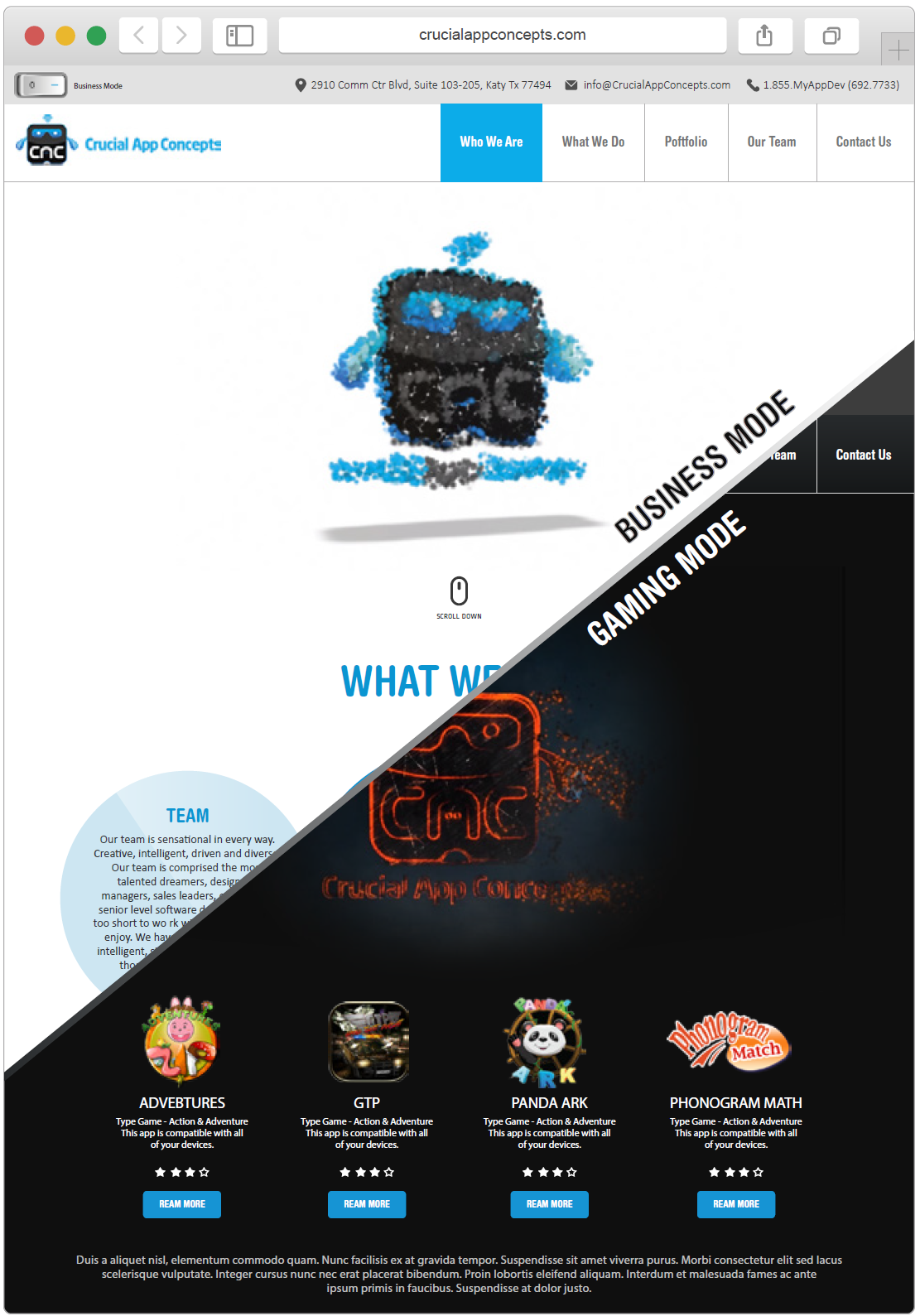 Crucial App Concepts Website