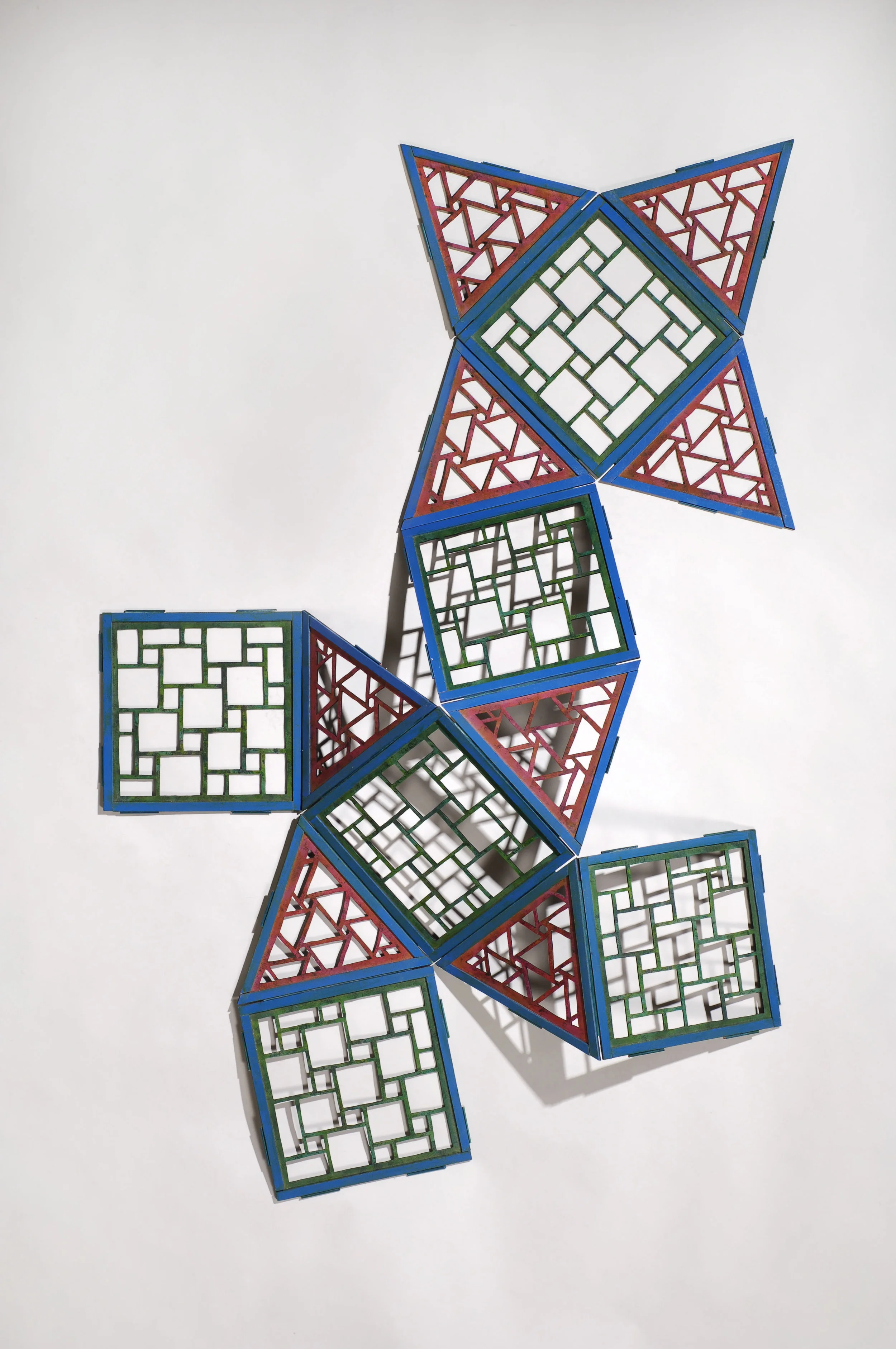 Unfolded Net Tetradecagon from Life Unfolded