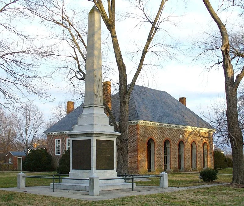 Hanover County Courthouse, where Patrick Henry argued the Parson's Cause in 1763. 