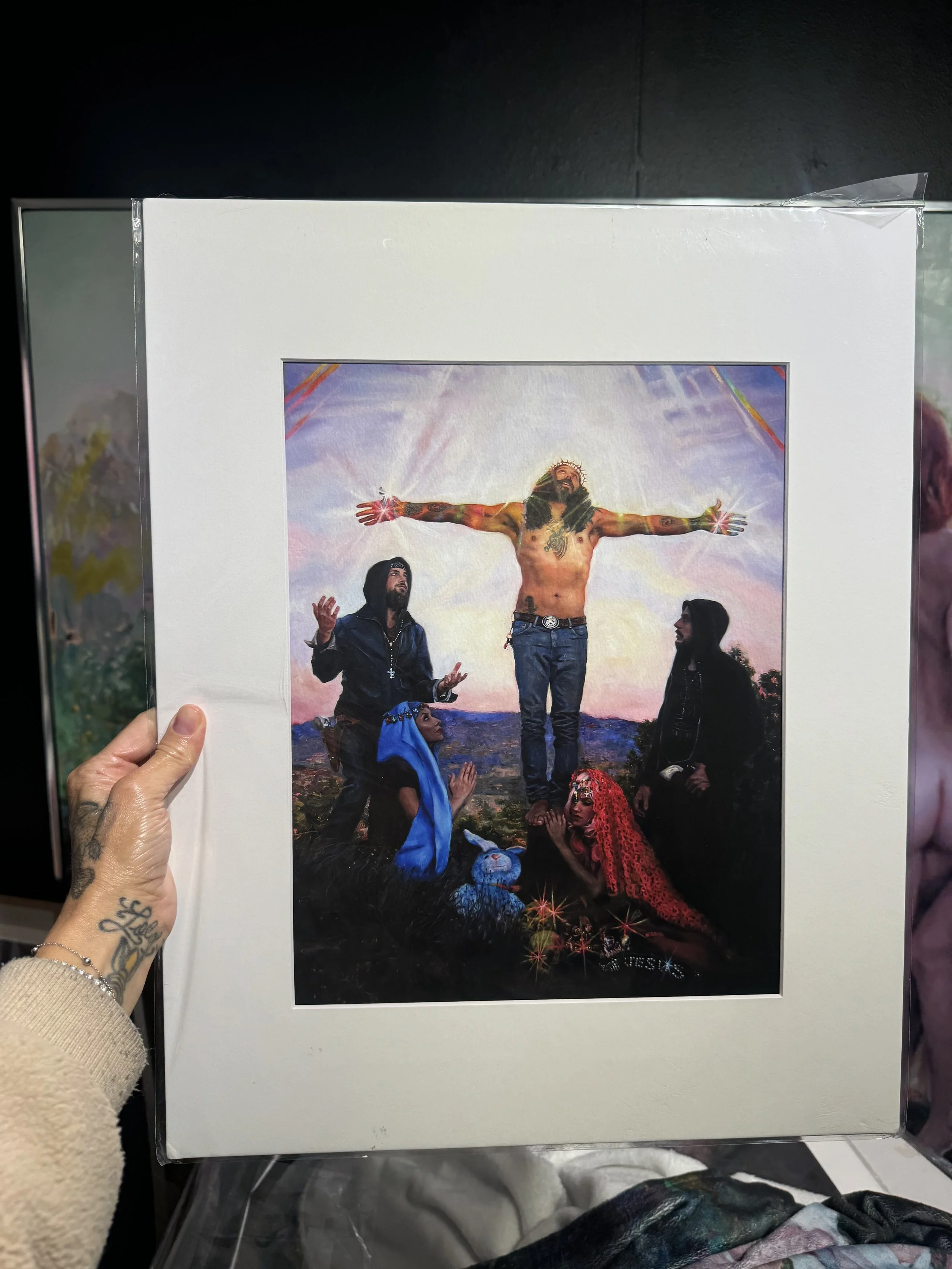 Crucifixion print