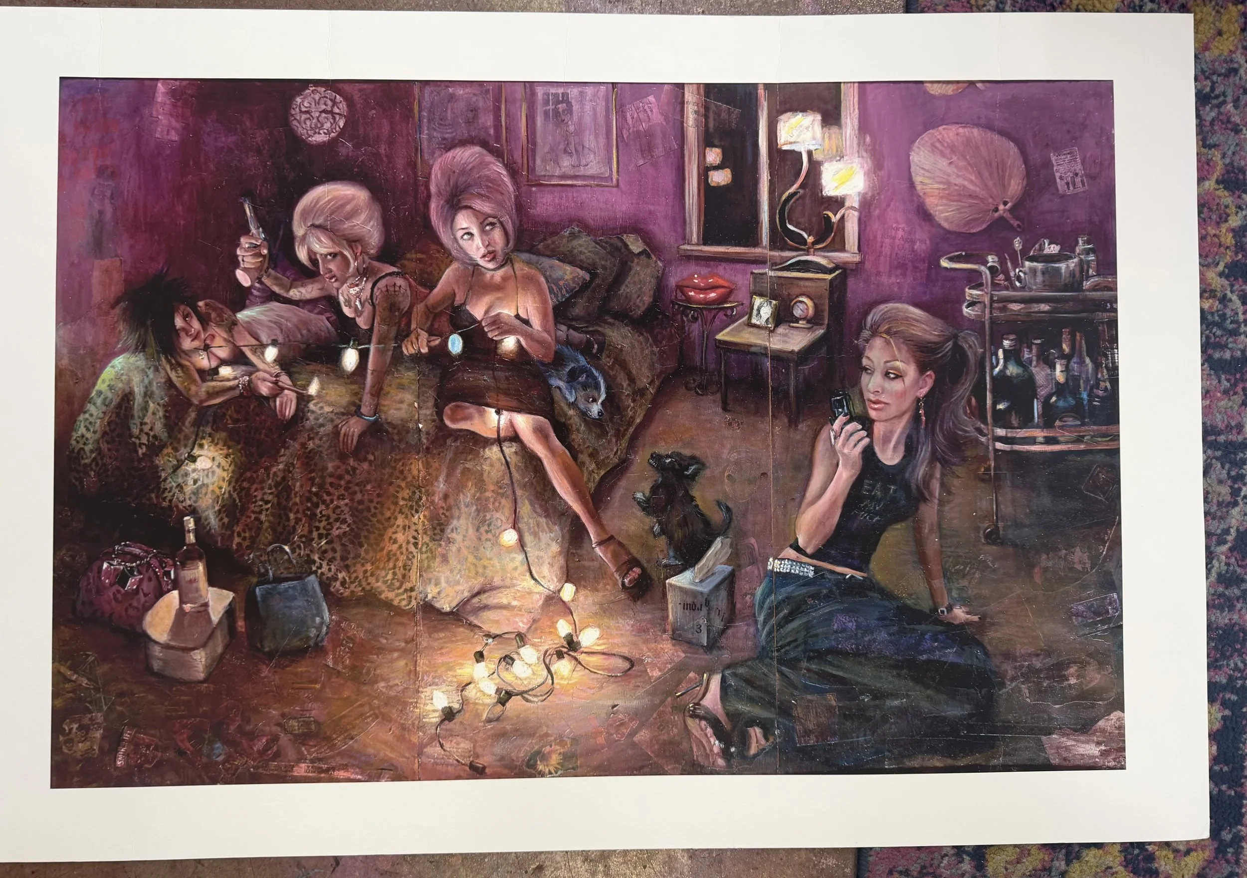 Zboczone Dziewczyny Print
