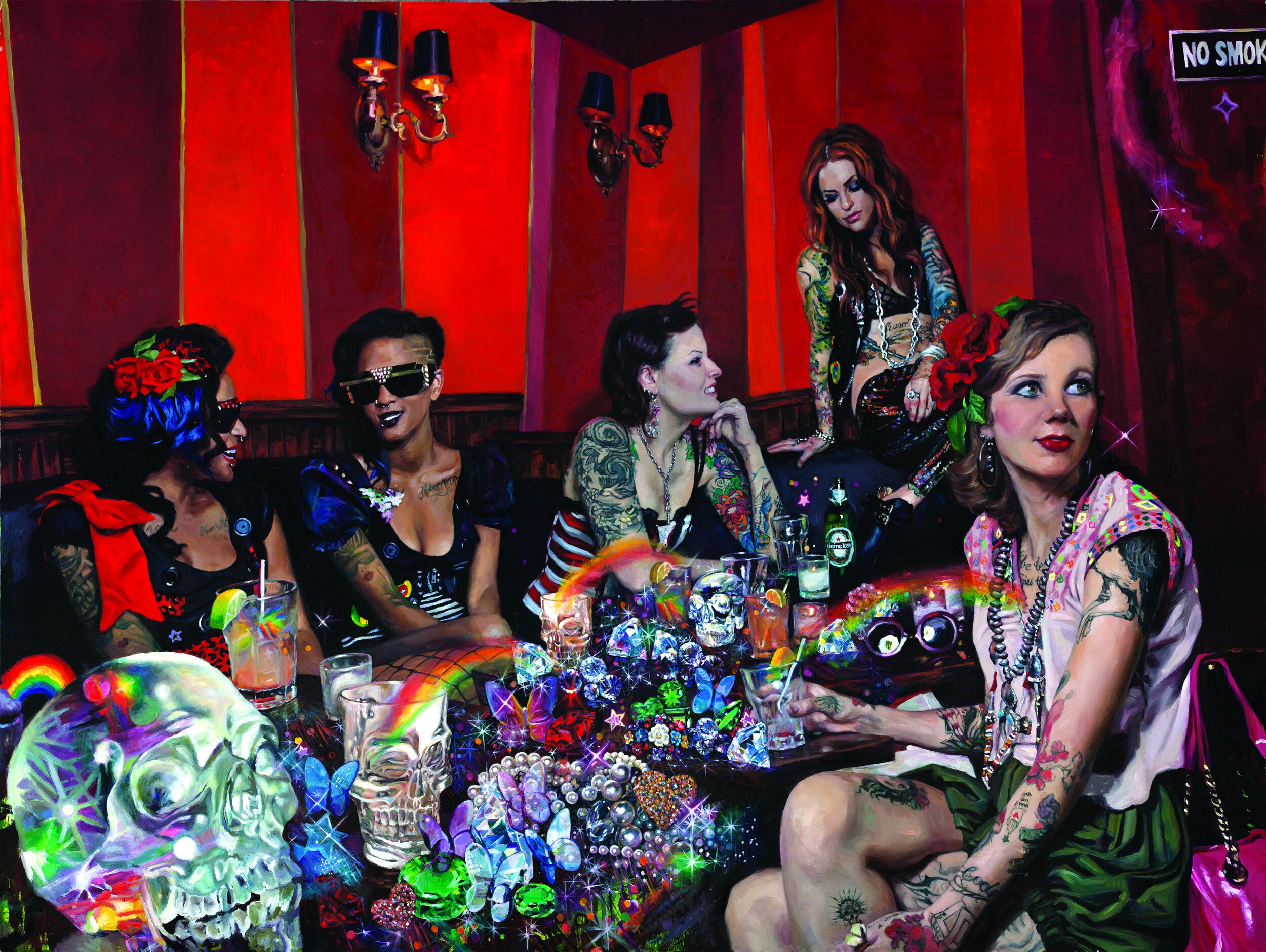 "Sparkle Party at Black and White"