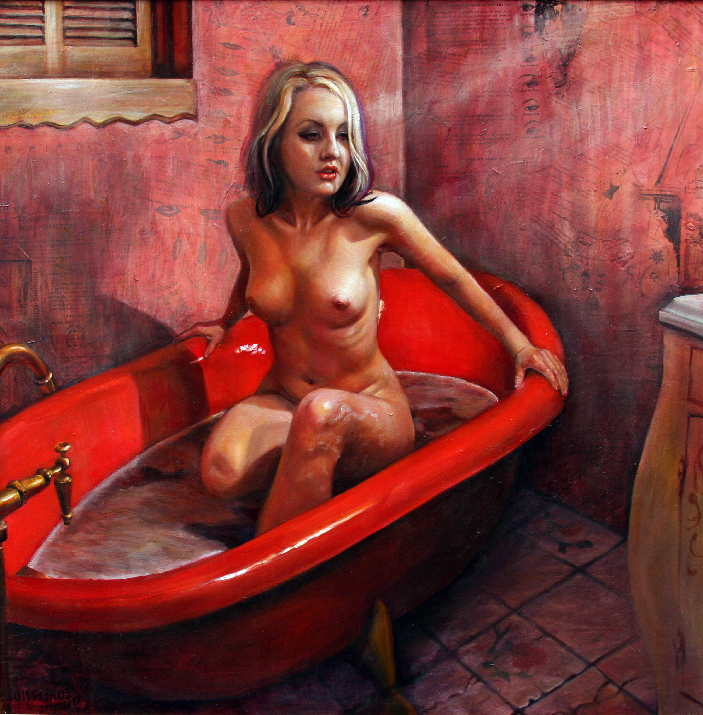 Red Tub (fine art print)