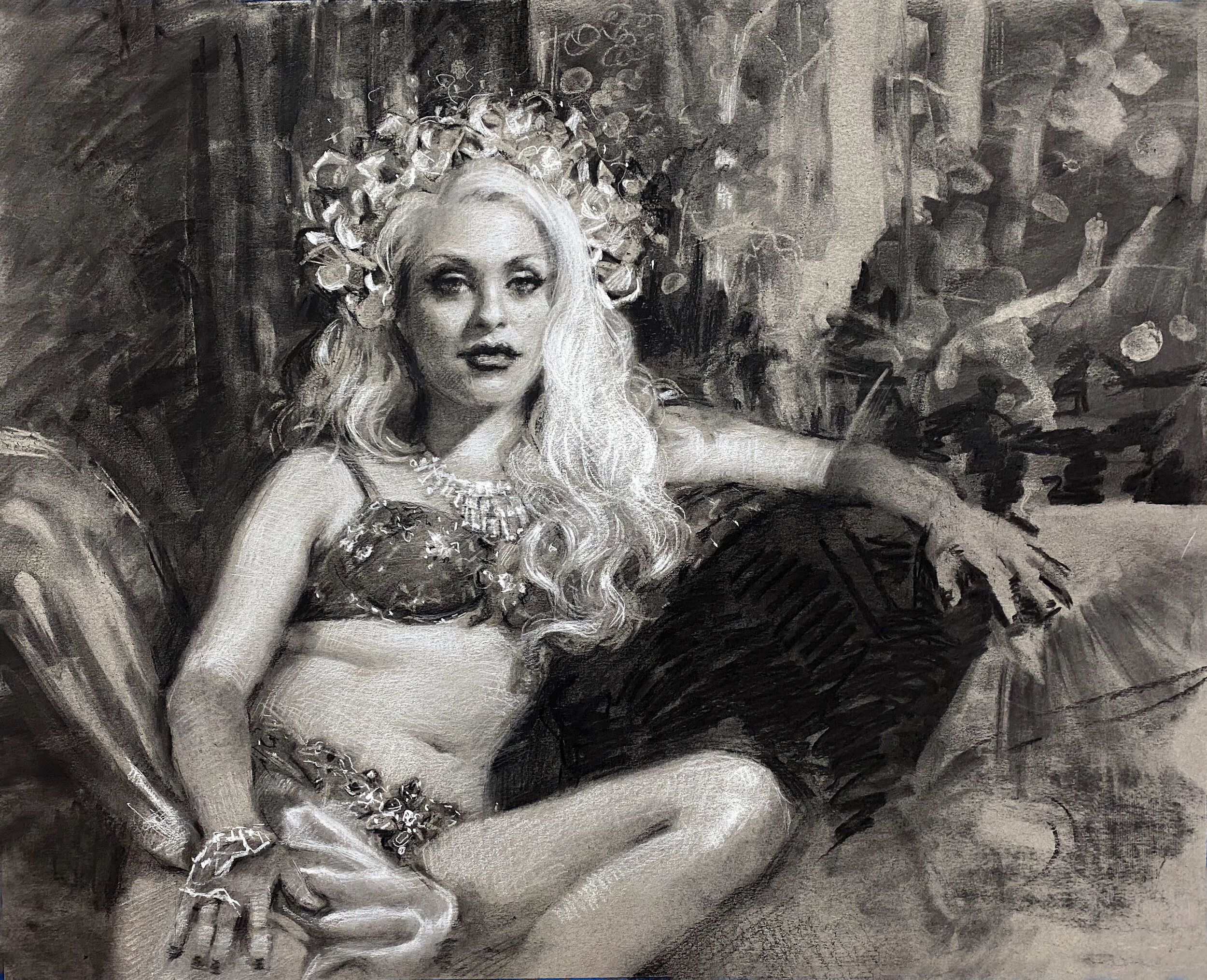 The Muse (Vanessa Burgundy) Burlesque Queen