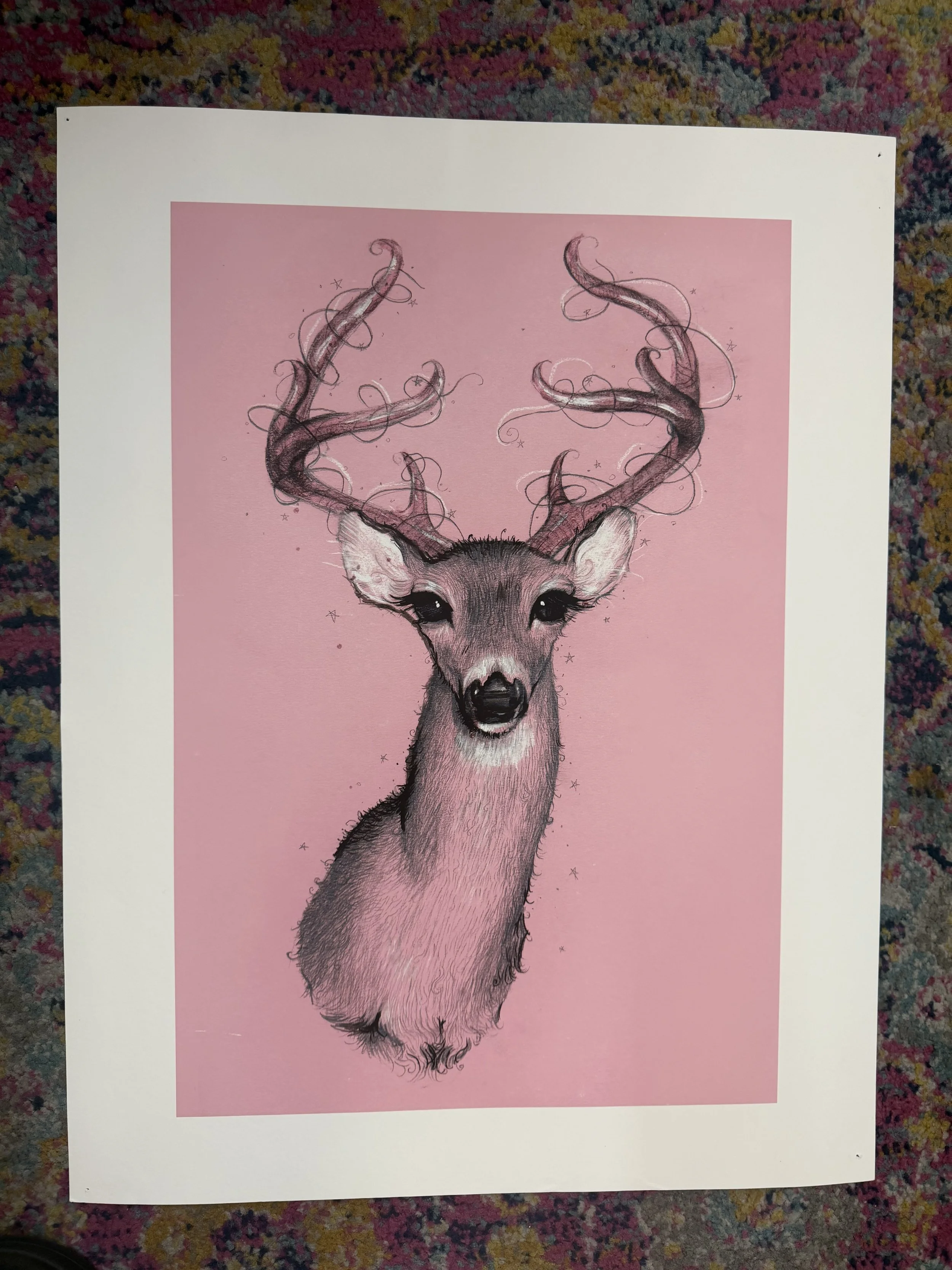 oh deer print