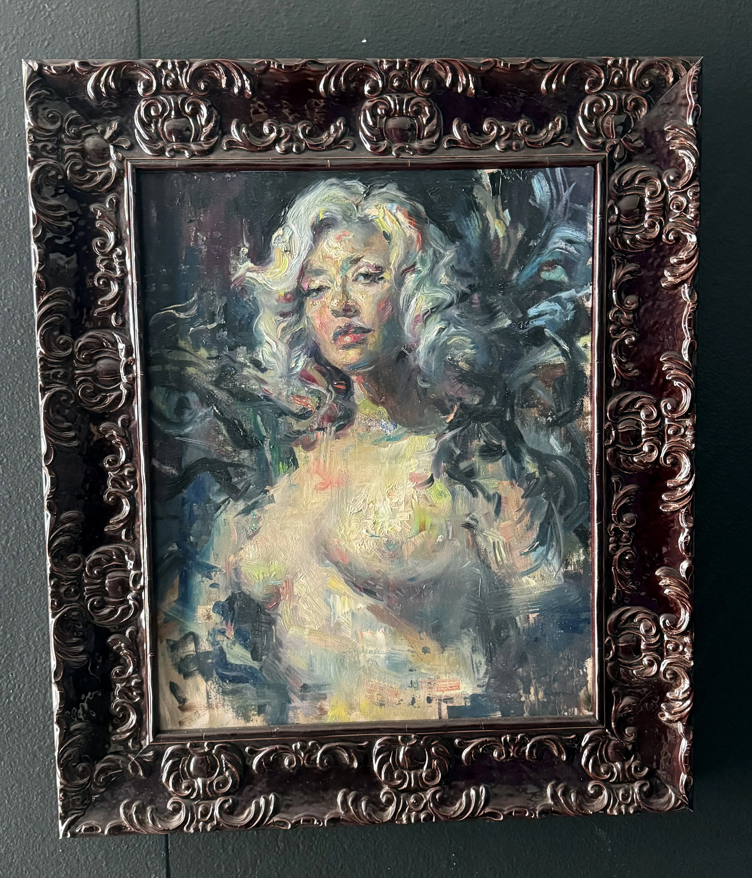Disrupted Marilyn (original painting) FRAMED