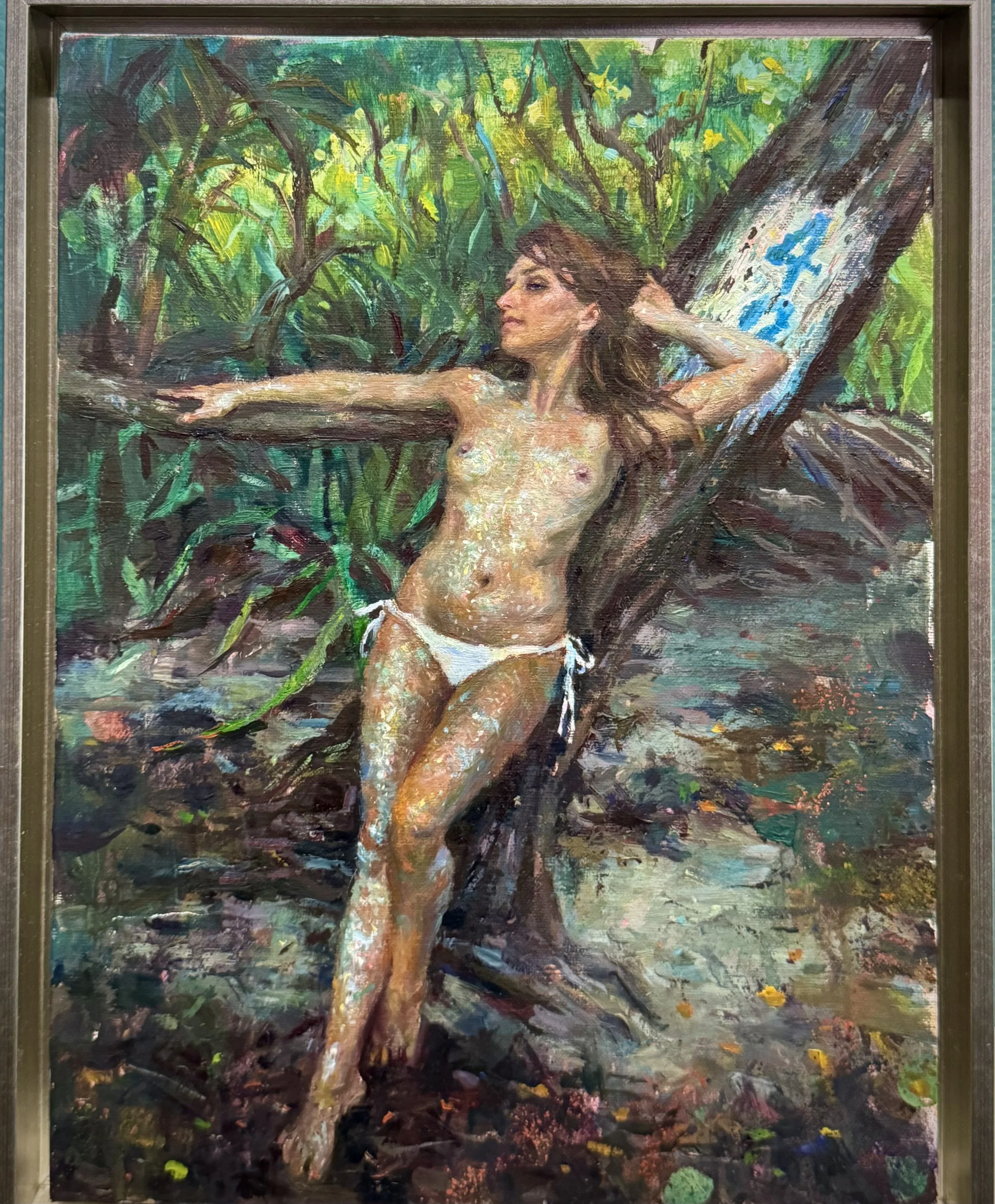 glitter costa rica  study- framed