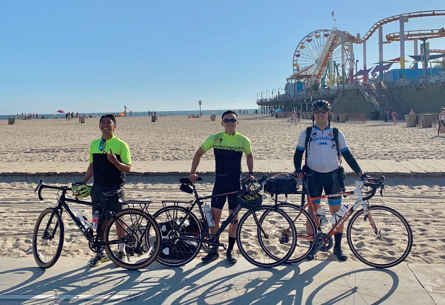 After making it to Santa Monica