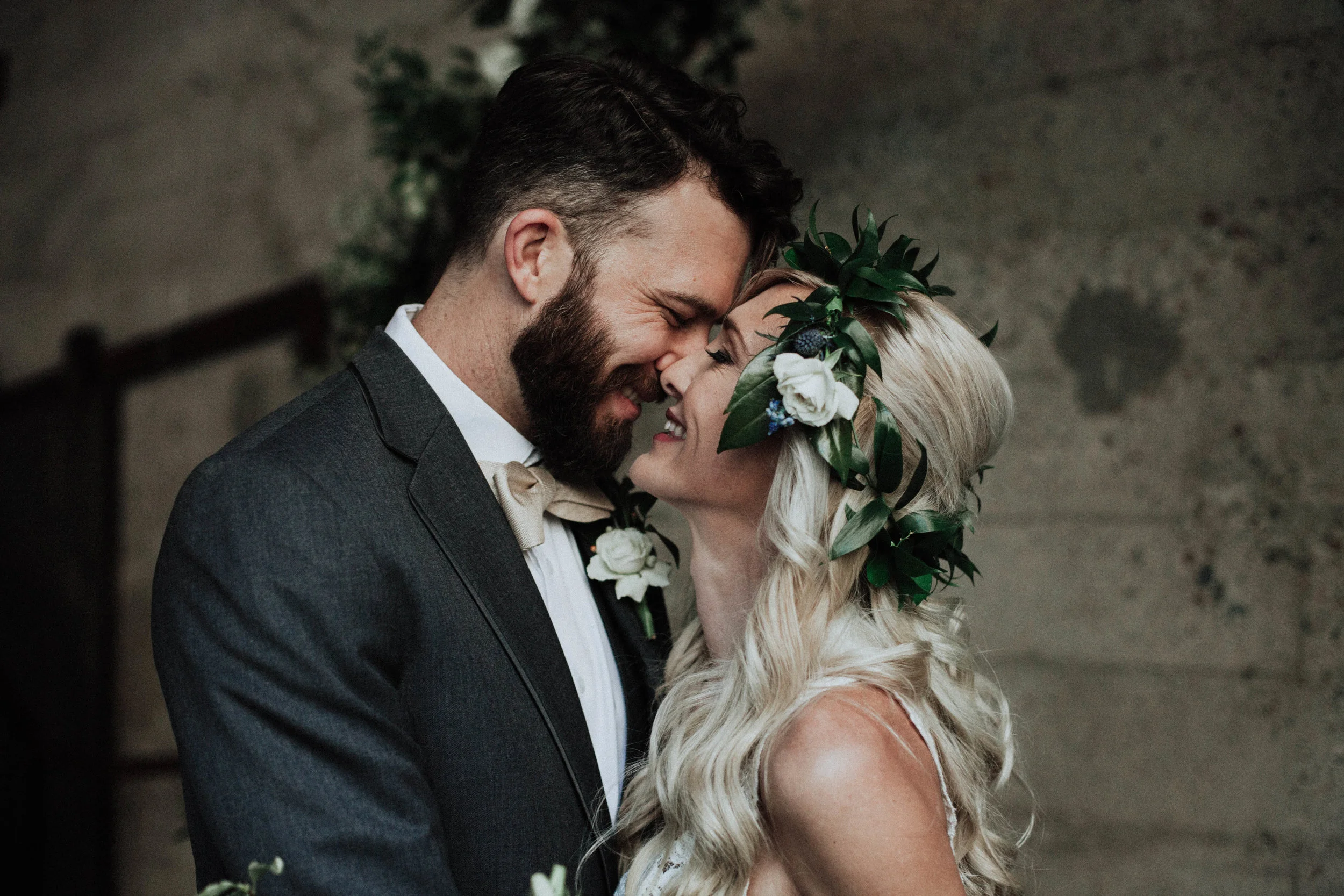 rustic loft wedding