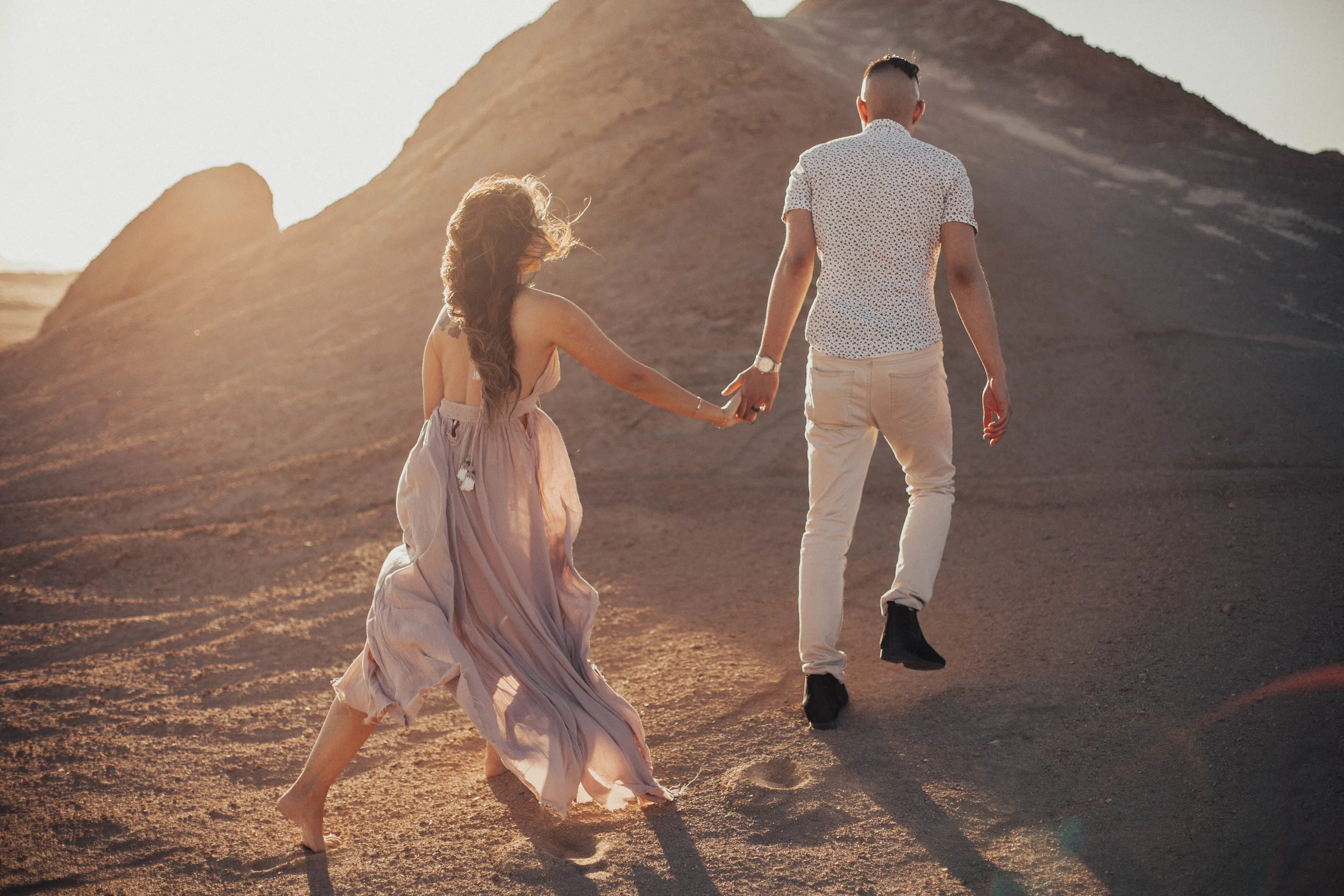 desert dunes engagement