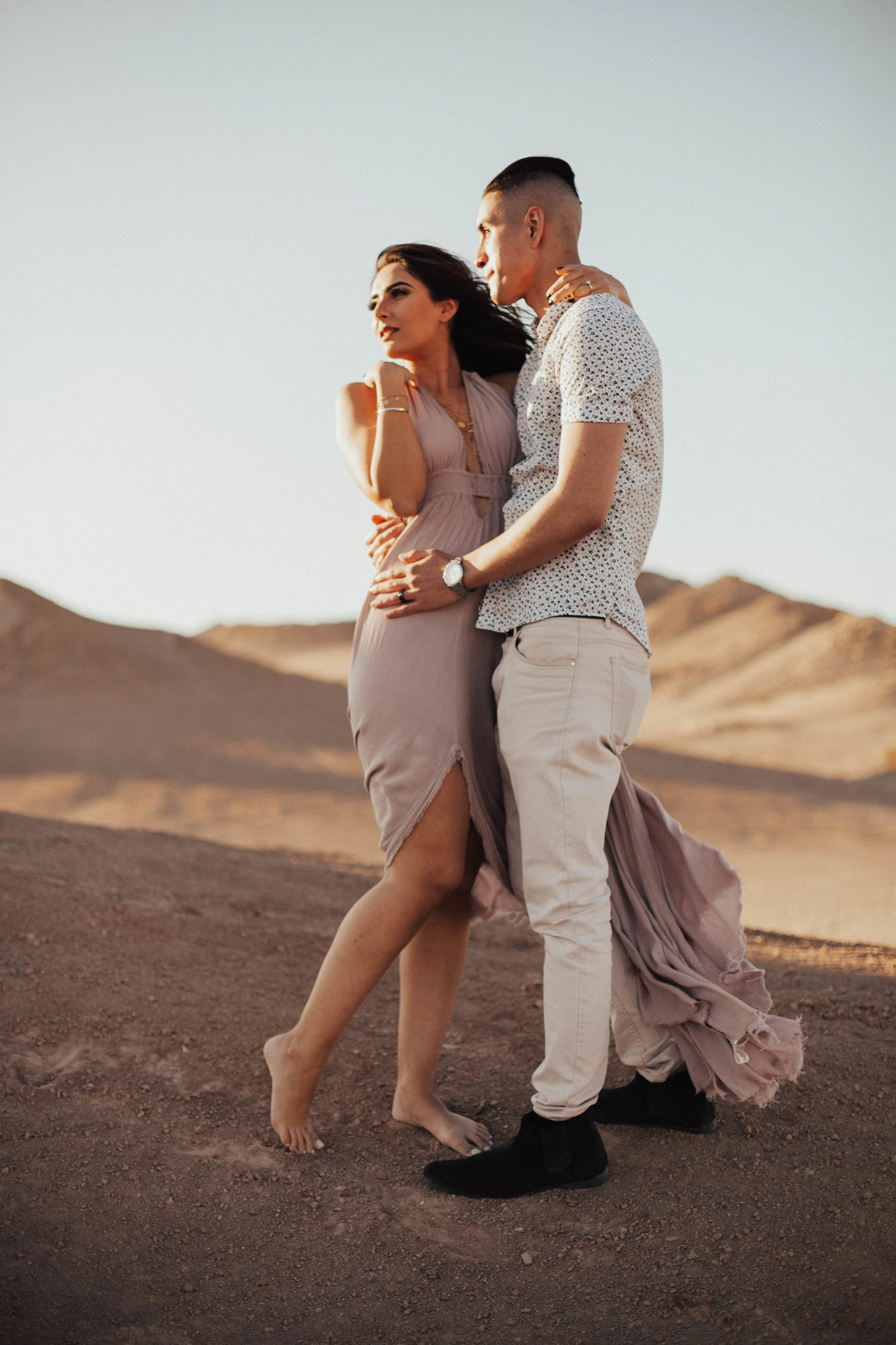 desert dunes engagement