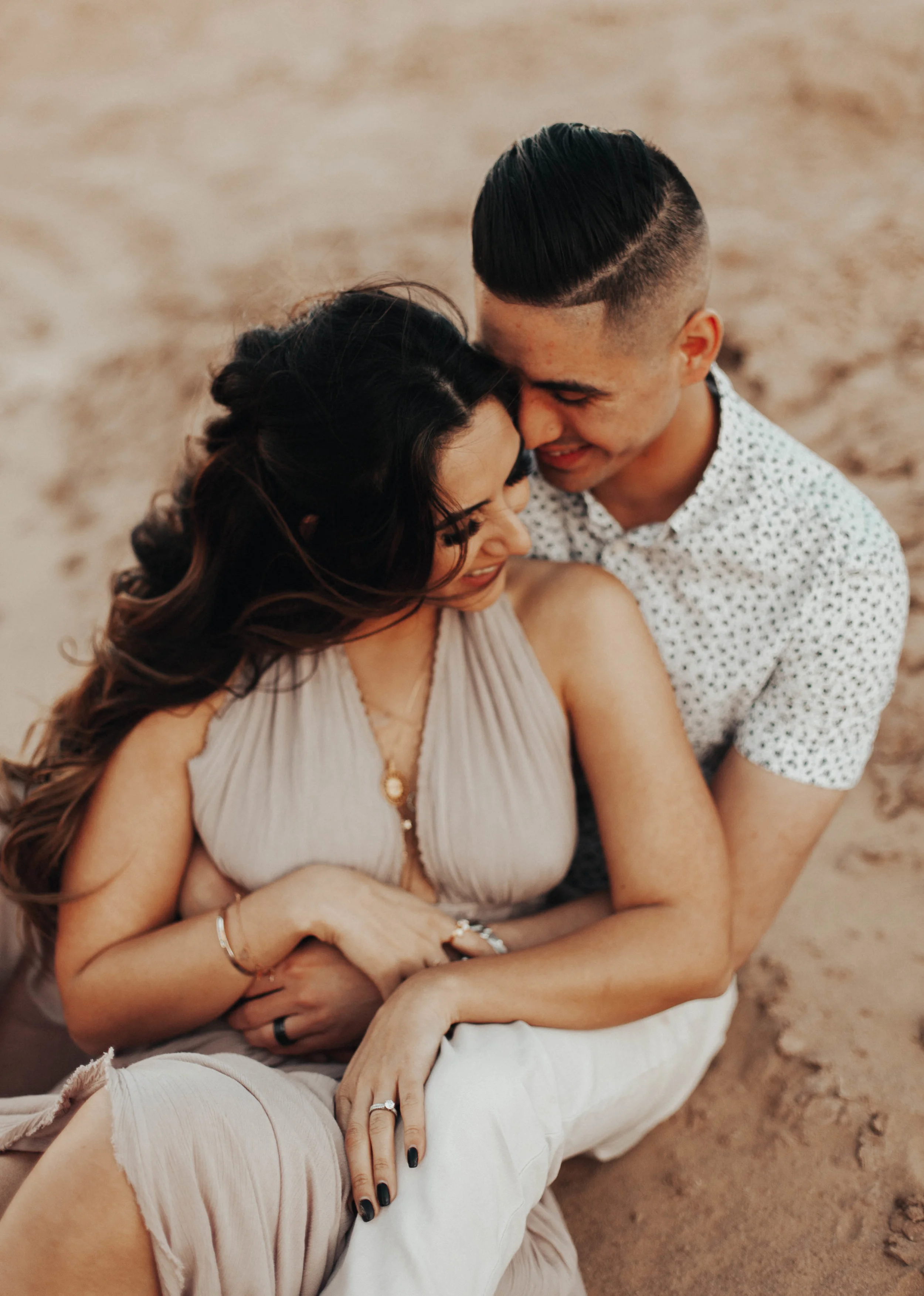 desert dunes engagement