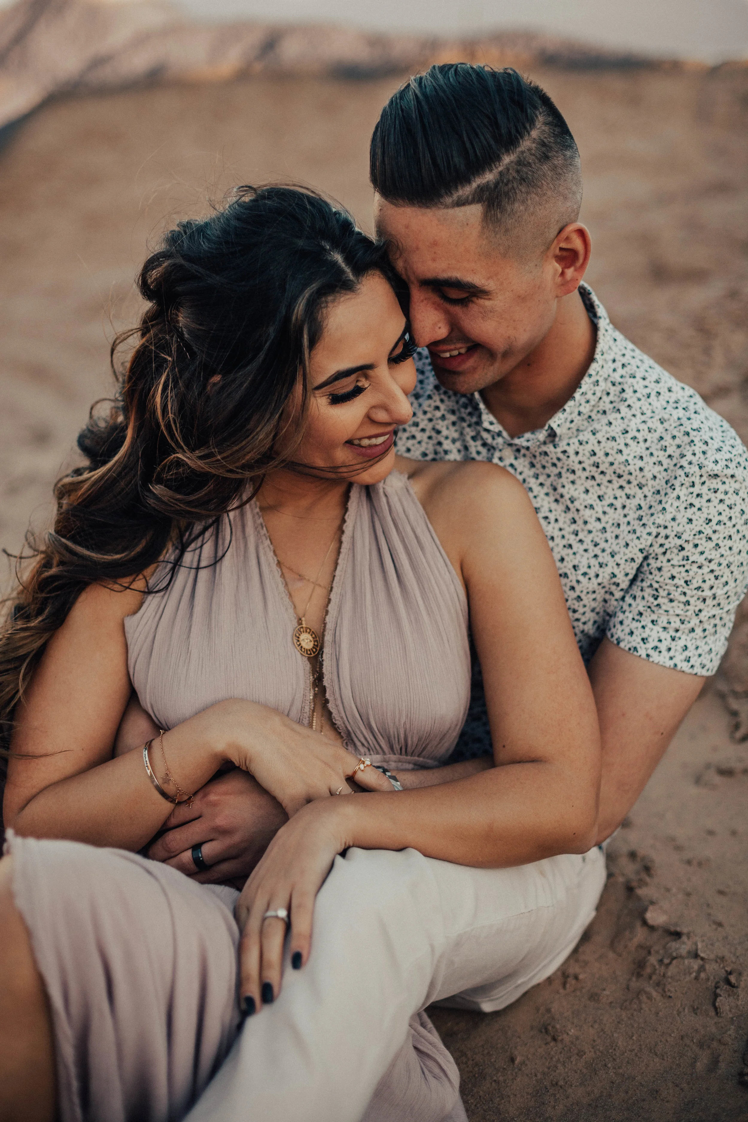 desert dunes engagement