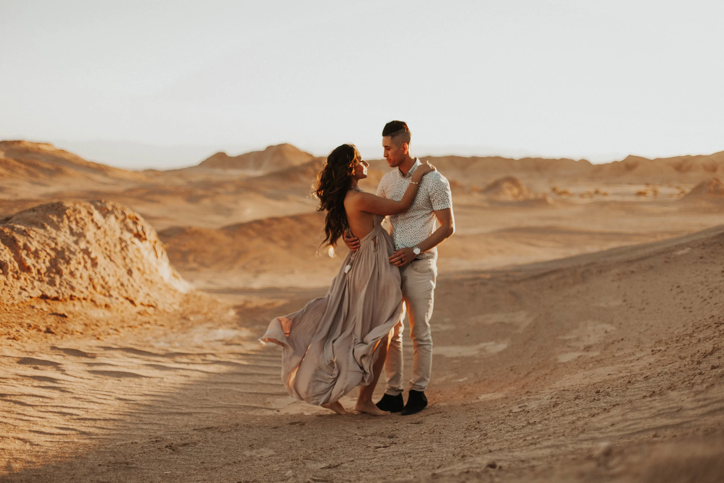 desert dunes engagement