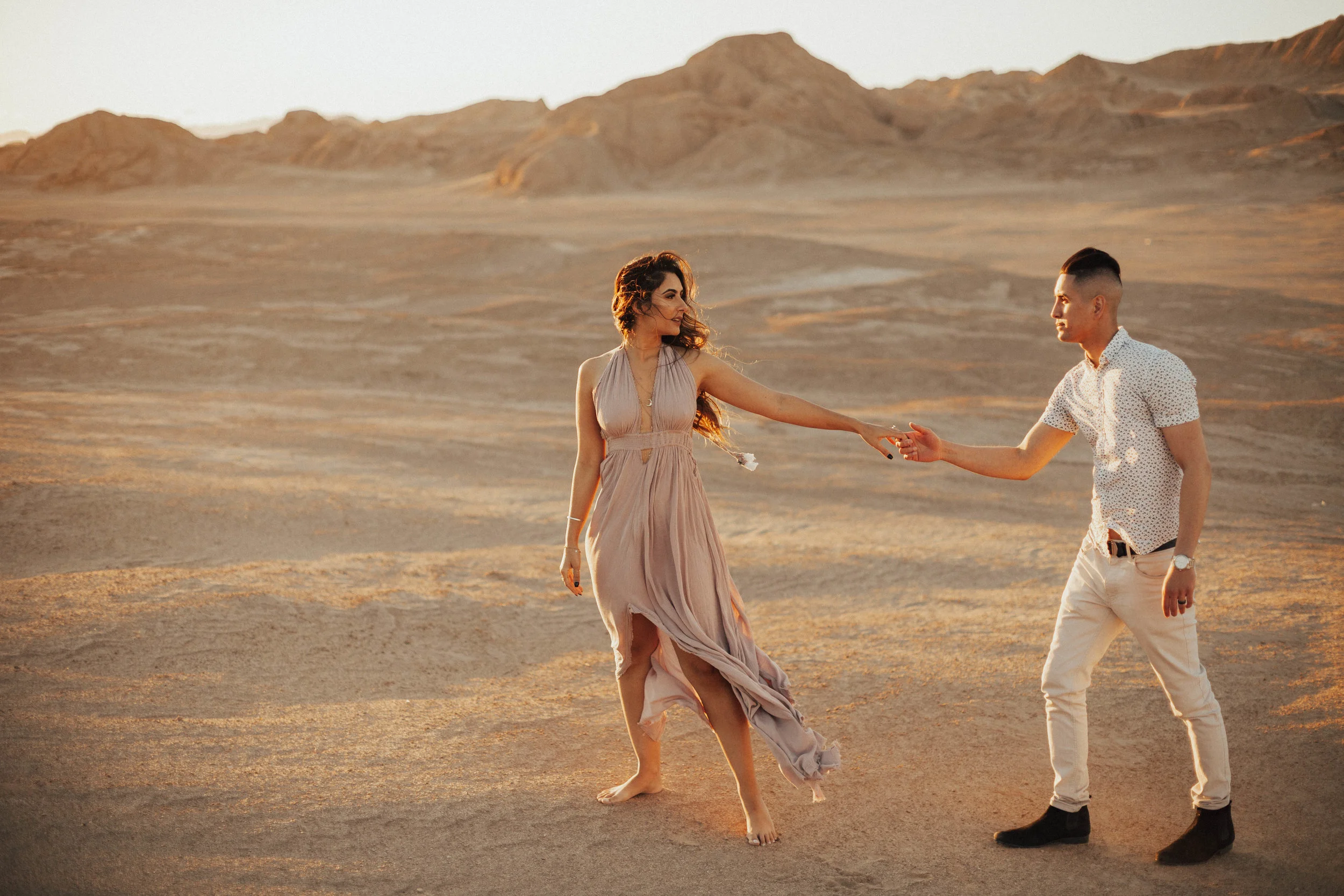 desert dunes engagement
