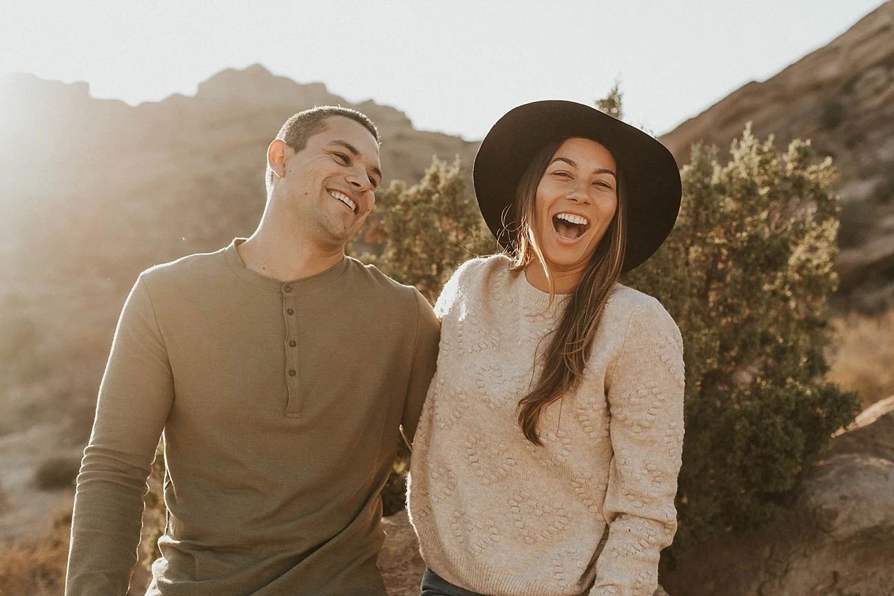 vasquez rocks engagement photos los angeles