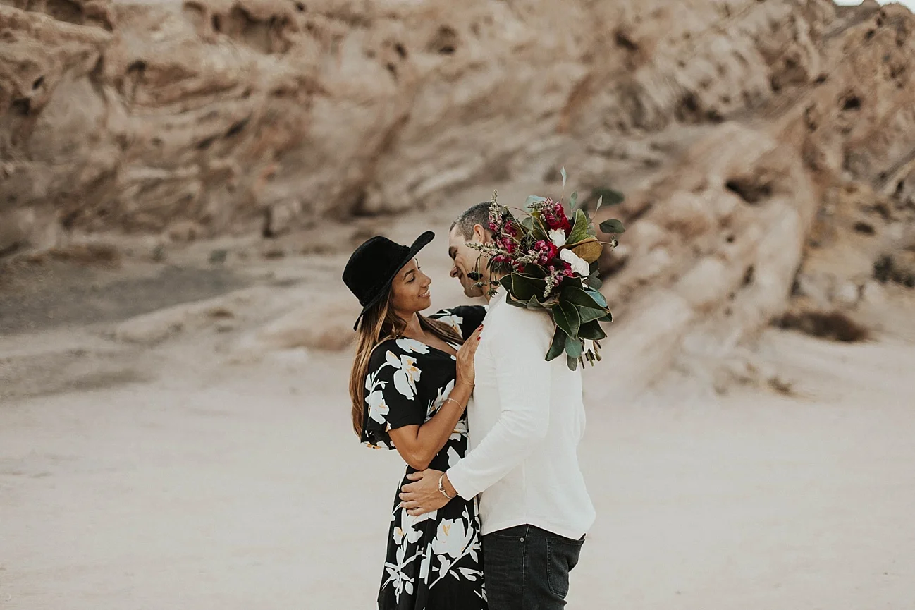 vasquez rocks engagement photos los angeles