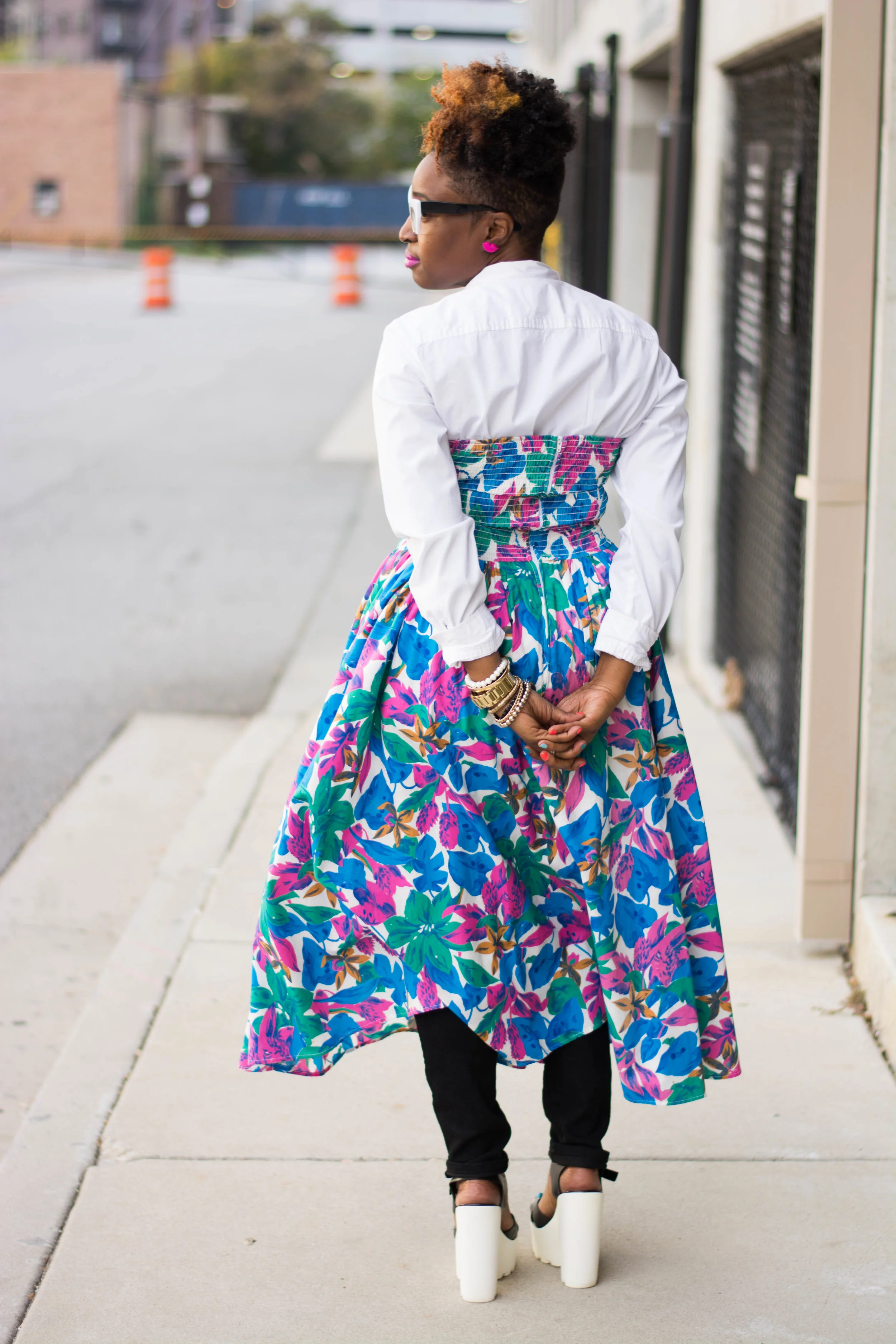 Melodie Stewart, The Style Klazit, Atlanta Blogger, Atlanta Stylist, Dress and Pants, Black blogger