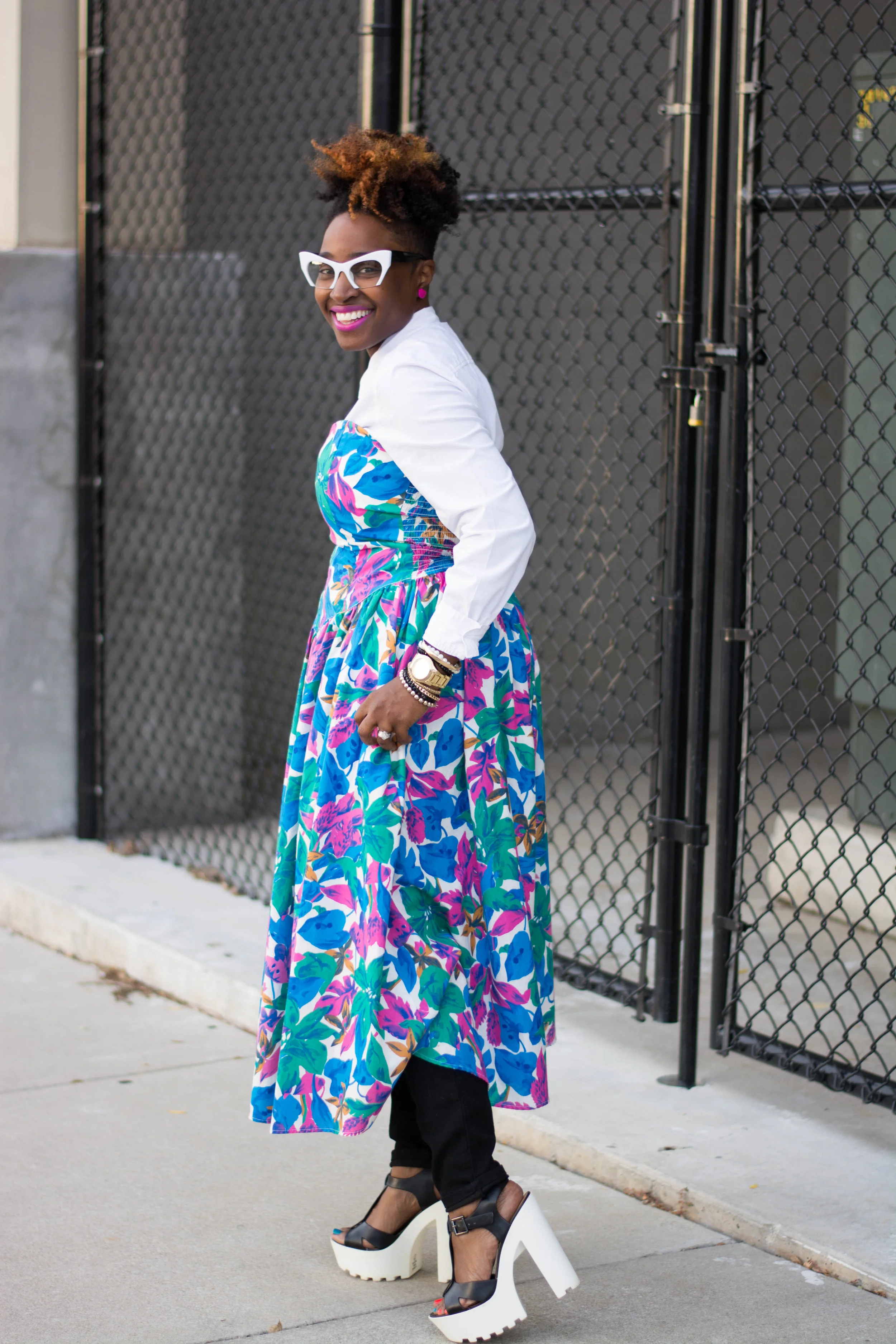 Melodie Stewart, The Style Klazit, Atlanta Blogger, Atlanta Stylist, Dress and Pants, Black blogger