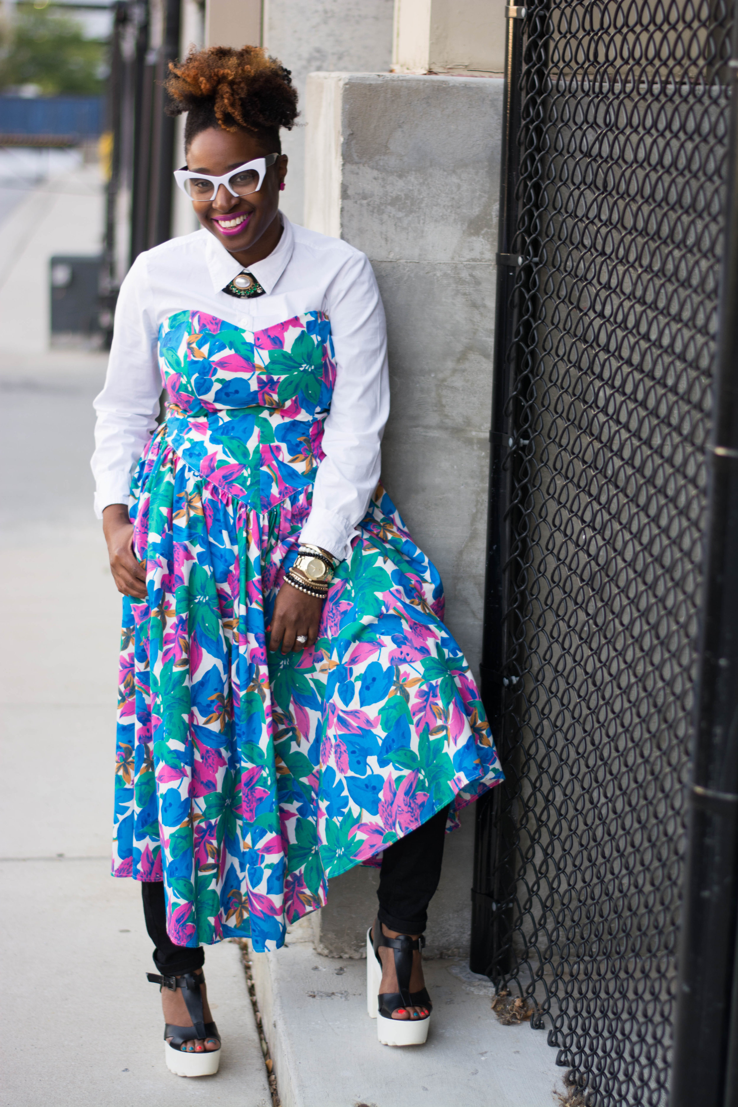 Melodie Stewart, The Style Klazit, Atlanta Blogger, Atlanta Stylist, Dress and Pants, Black blogger