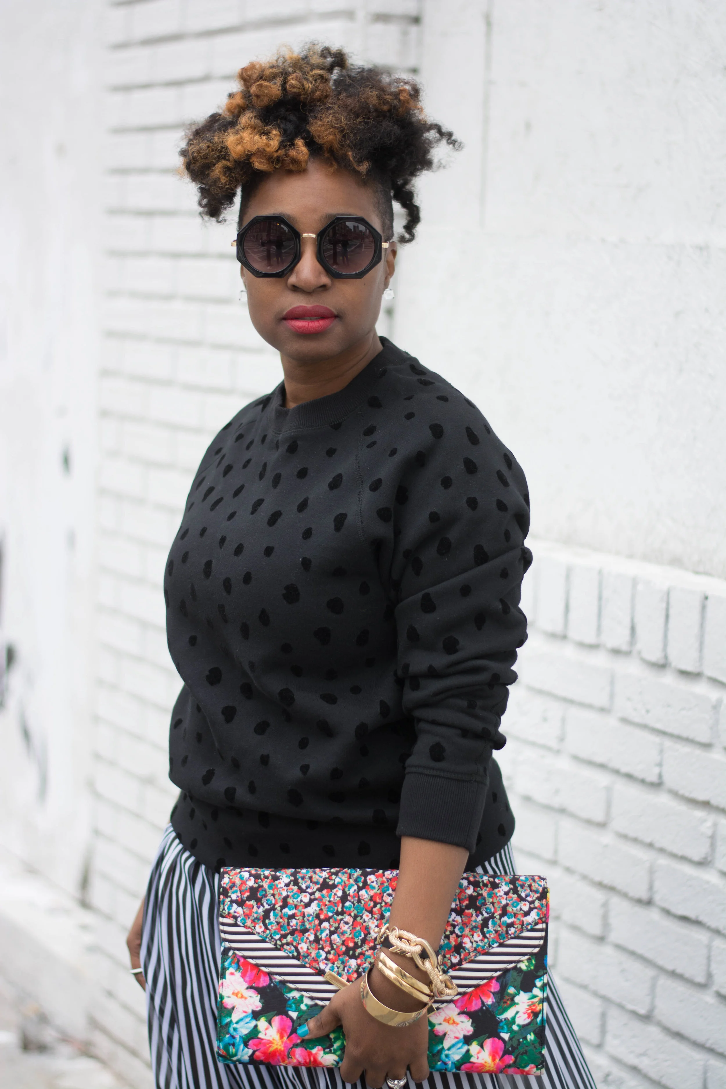 Melodie Stewart, The Style Klazit, sheer palazzo pants, Atlanta style blogger, street style, black and white street style