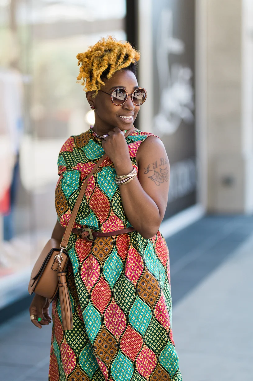 Melodie Stewart, The Style Klazit, Dress Over Pants Trend, Atlanta Style Blogger