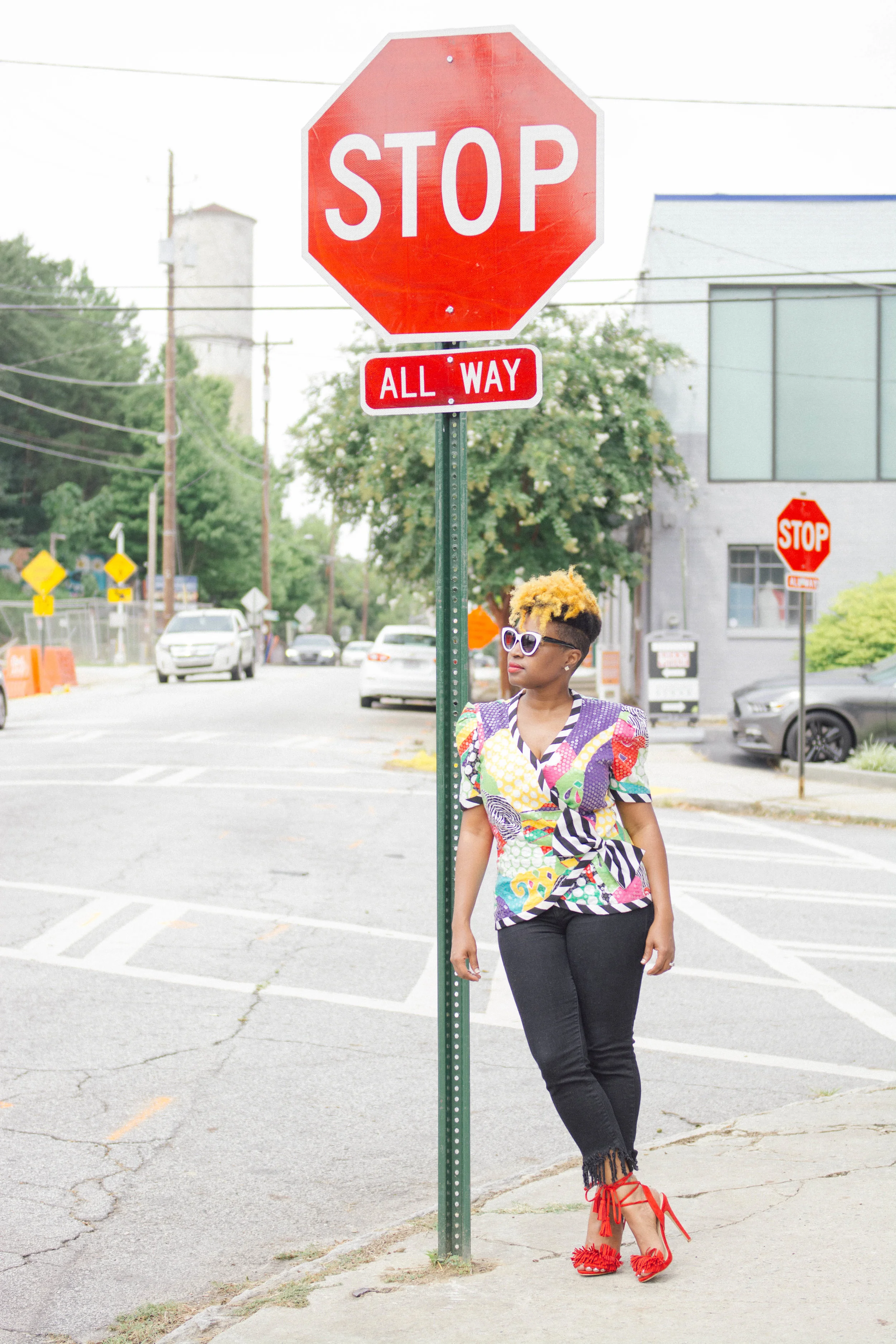 Melodie Stewart, The Style Klazit, Atlanta style blogger, Vintage top, fringe jeans