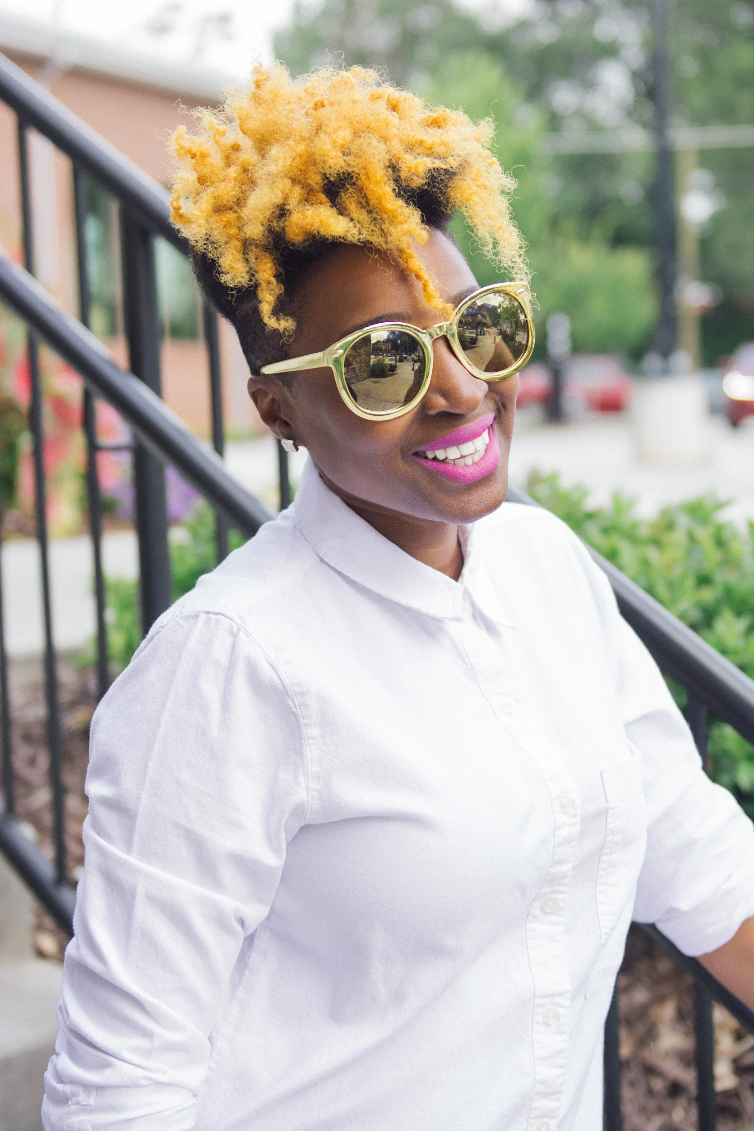 The Style Klazit, White Shirt Dress, Flatform, Aldo Handbag, Atlanta style blogger
