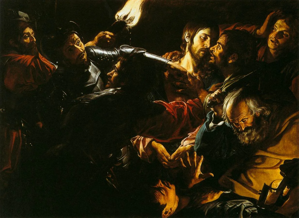 Douffet,_Gérard_-_Taking_of_Christ_with_the_Malchus_Episode_-_c._1620.jpg