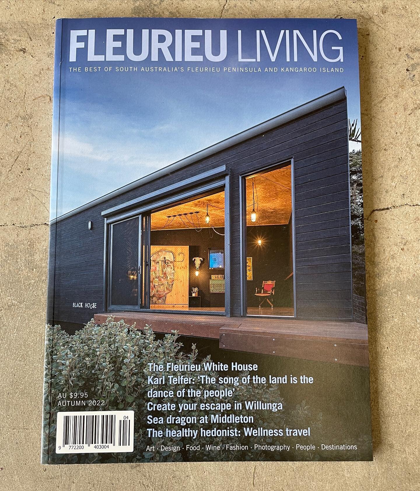 Thrilled to have our project, The Fleurieu White House on the cover of Fleurieu Living Magazine, Autumn issue.  @fleurieulivingmagazine Lovely words.  Magnificent part of the world.  Great working with @petramooy and Jason Porter @fly_the_fleurieu