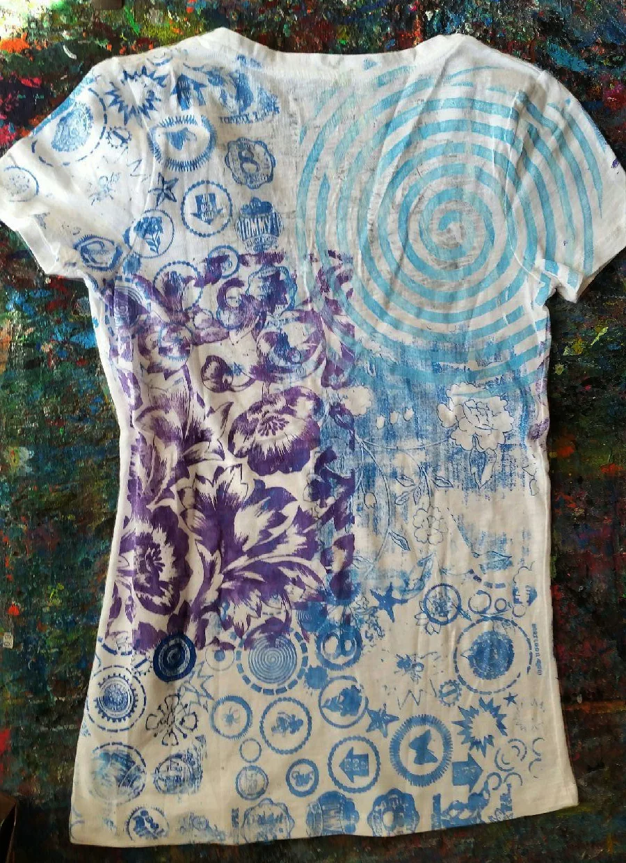Alternative Organic cotton • Glow in the Dark • handprinted in BK, NY • TommyTees NYC Street Style