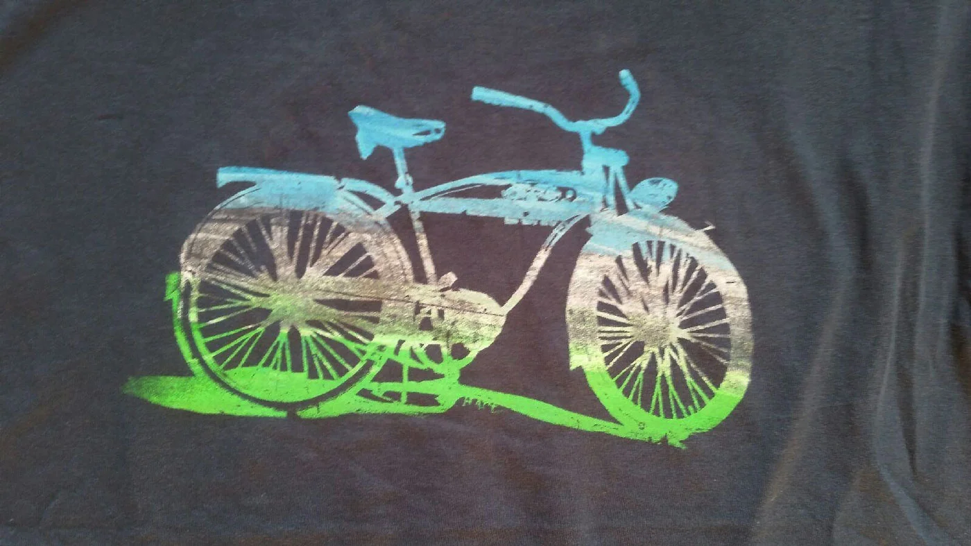 Alternative Organic cotton • Glow in the Dark • handprinted in BK, NY • TommyTees NYC Street Style