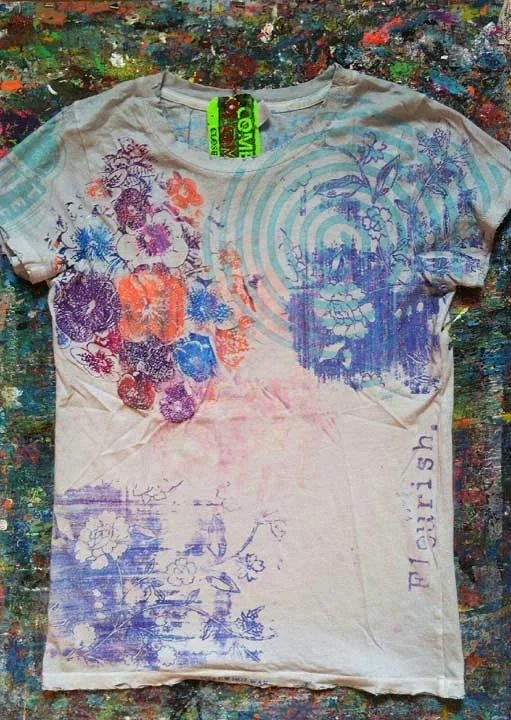 Alternative Organic cotton • Glow in the Dark • Handprinted in BK, NY • TommyTees NYC Street Style