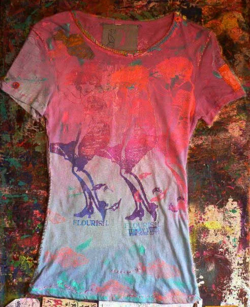 Alternative Organic cotton • Glow in the Dark • Handprinted in BK, NY • TommyTees NYC Street Style