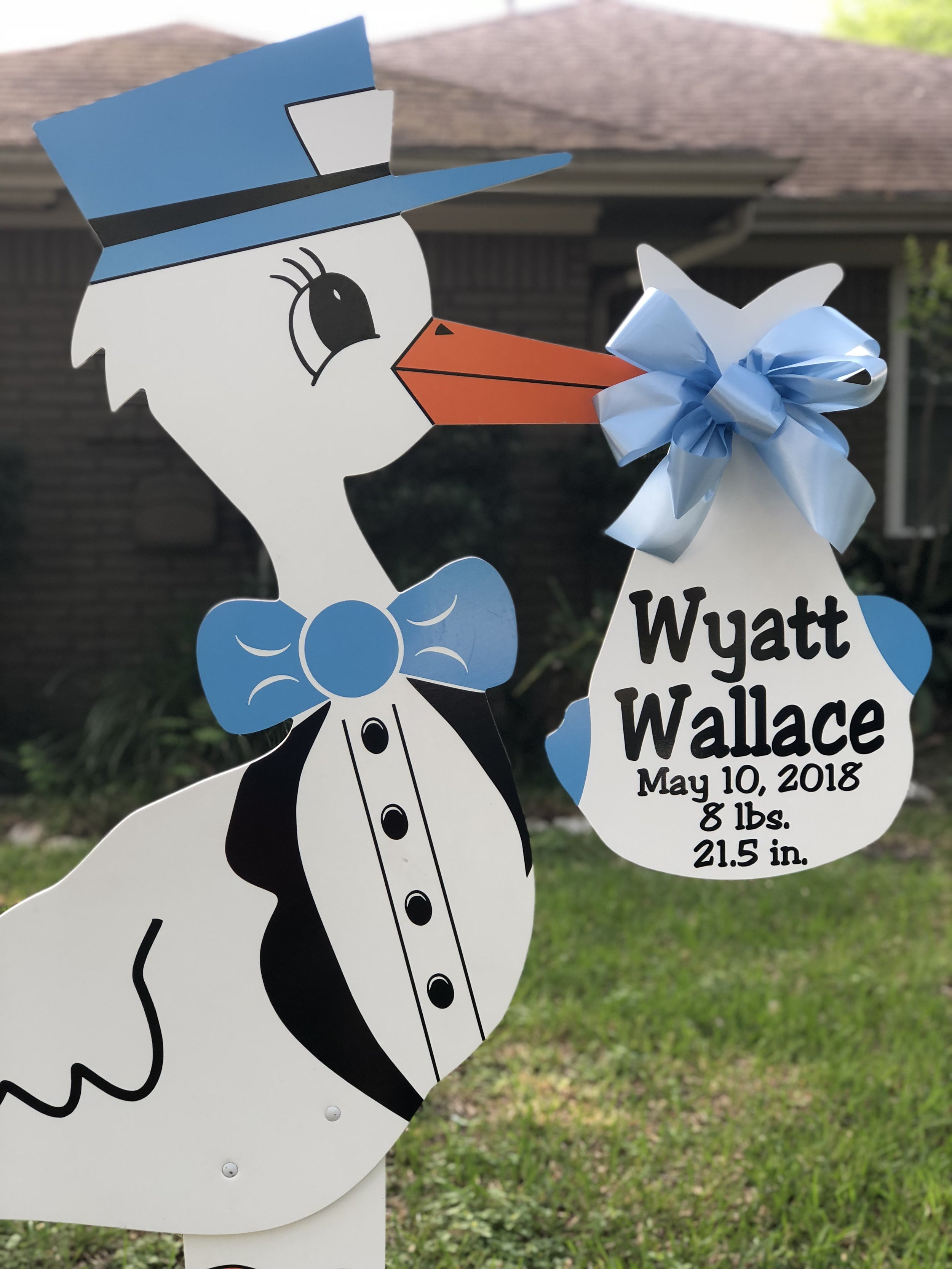 Living on a yard! OneSign Day Houston, Texas — One Sign Day: New Baby ...