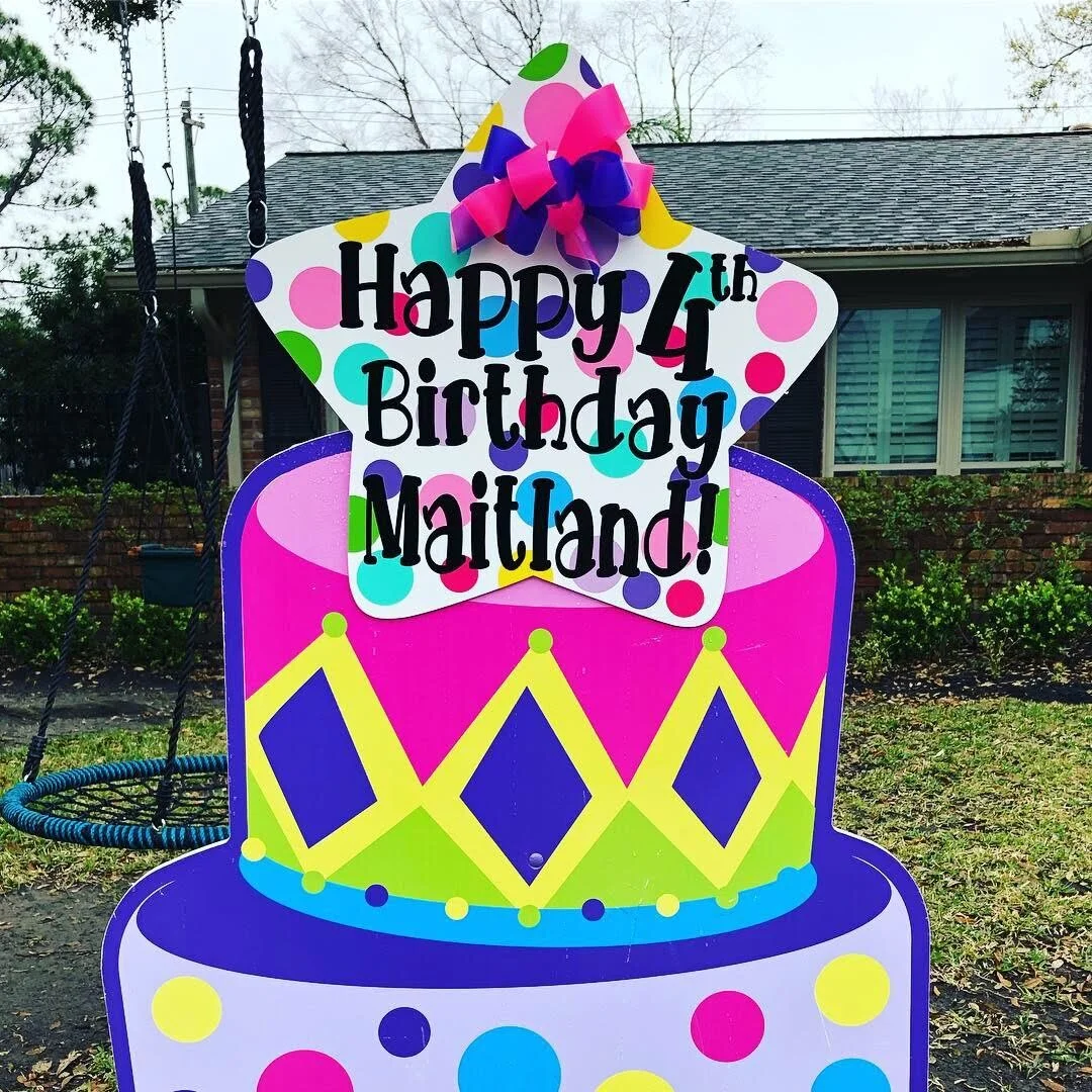 One Sign Day Birthday Signs Houston, Texas — One Sign Day New Baby